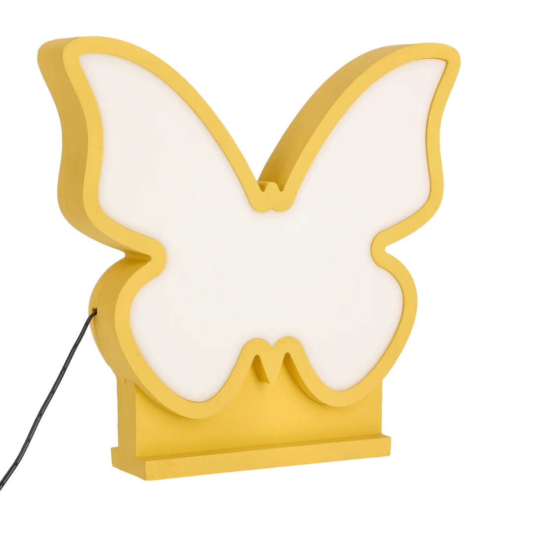 Butterfly lampa stołowa 14w led 3000k iq kids złoty — zdjęcie 5