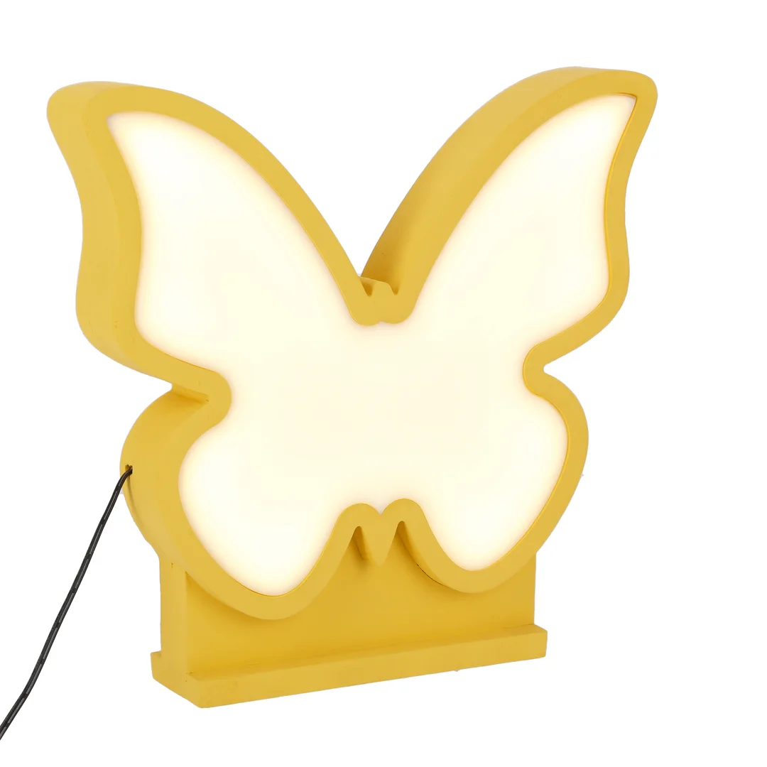Butterfly lampa stołowa 14w led 3000k iq kids złoty — zdjęcie 8