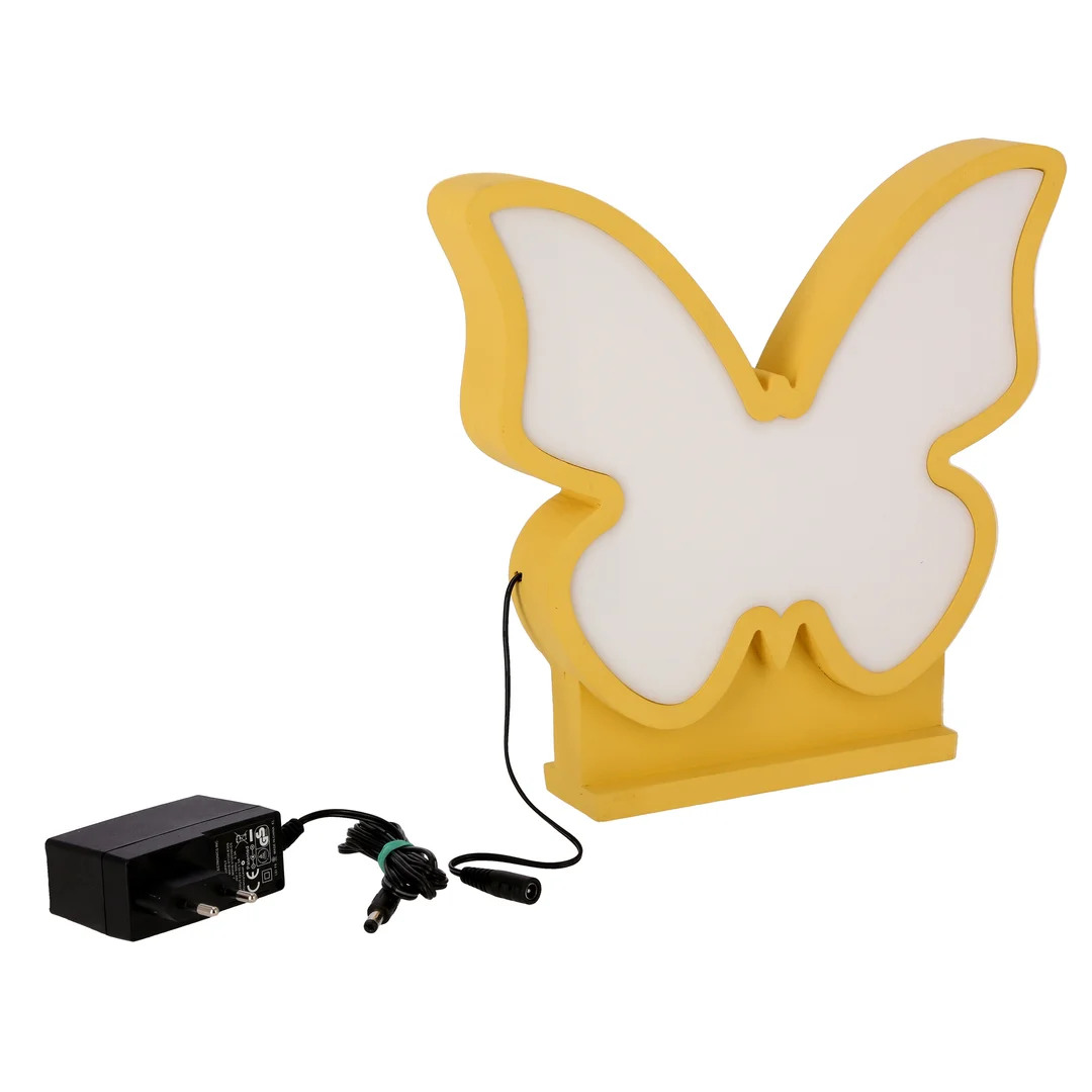 Butterfly lampa stołowa 14w led 3000k iq kids złoty — zdjęcie 9