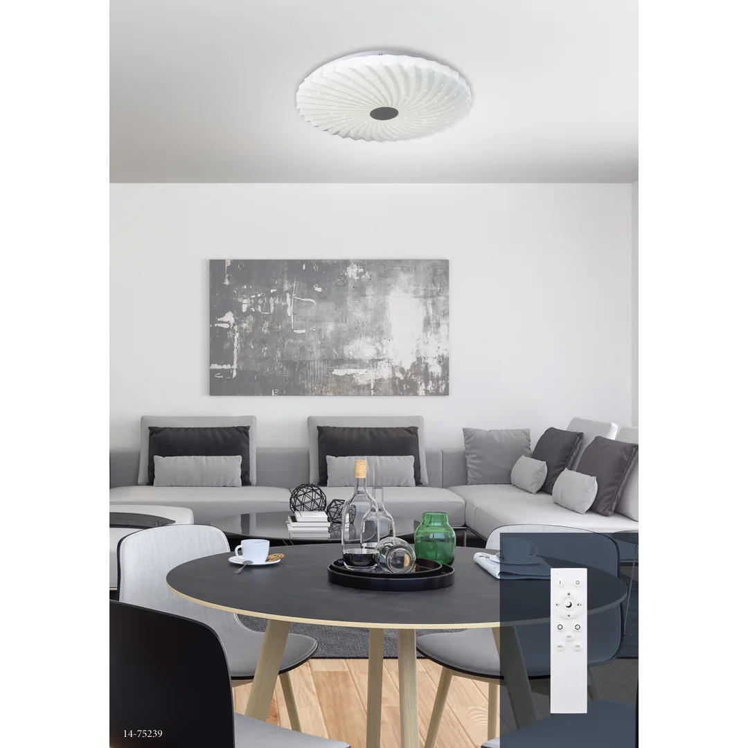 CALIPSO LAMPA SUFITOWA PLAFON 60W LED 48,5 CM ZMIENNA BARWA I JASNOŚĆ — zdjęcie 2