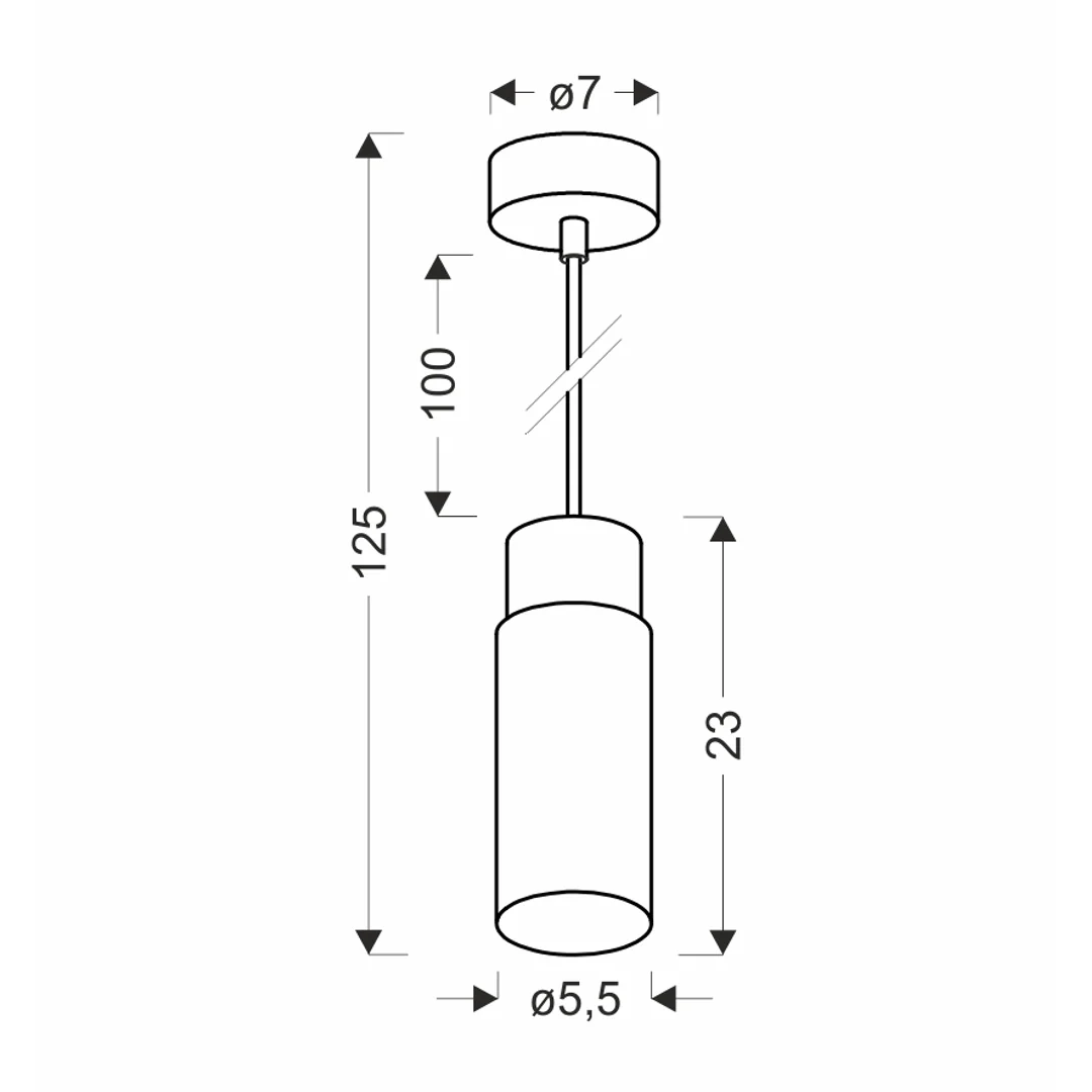 Claro lampa wisząca czarny 1x15W GU10 klosz czarny+drewniany — zdjęcie 2