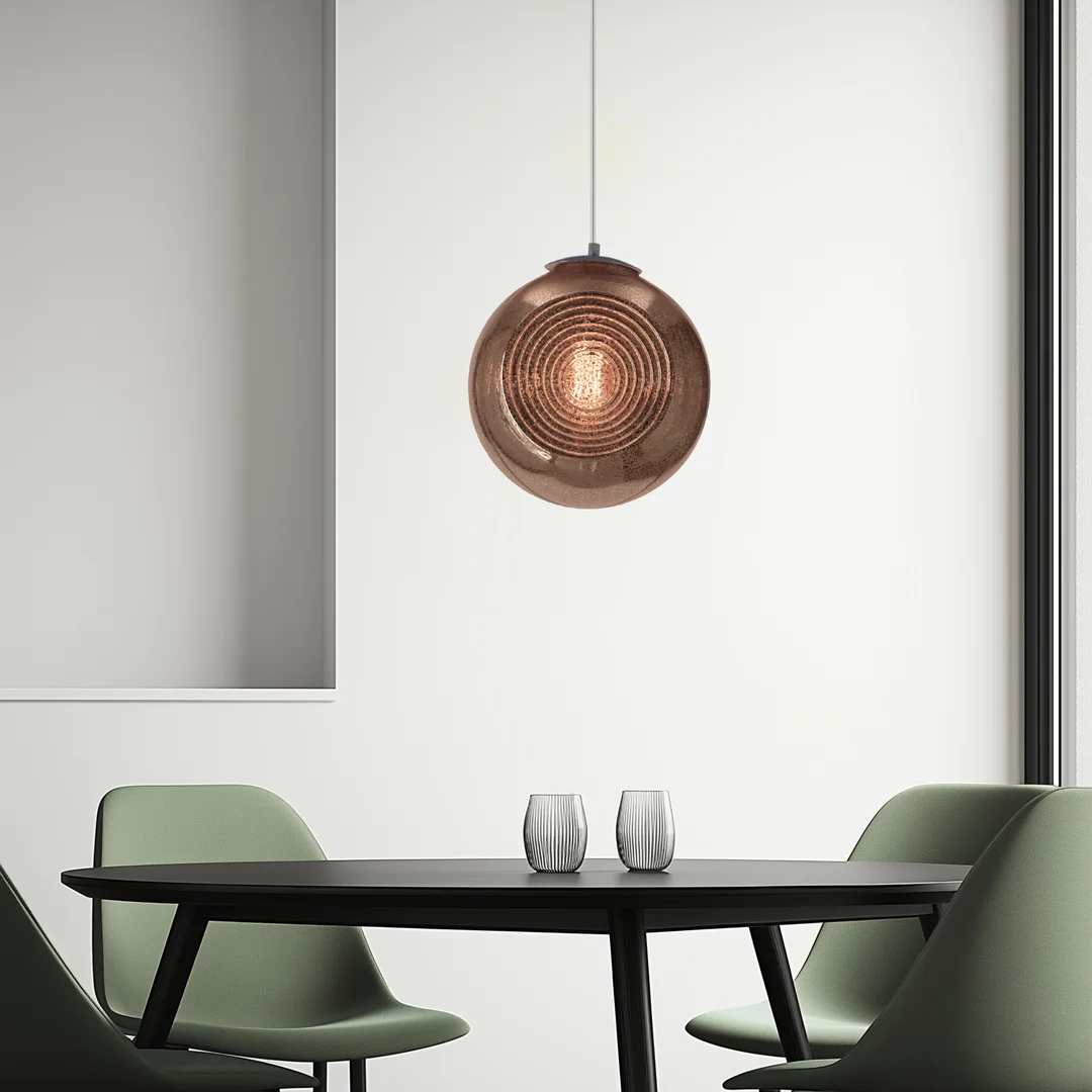 CLUB LAMPA WISZĄCA 28 1X60W E27 PATYNOWY — zdjęcie 2