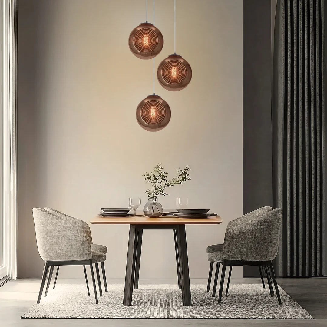 CLUB LAMPA WISZĄCA 28 1X60W E27 PATYNOWY — zdjęcie 3
