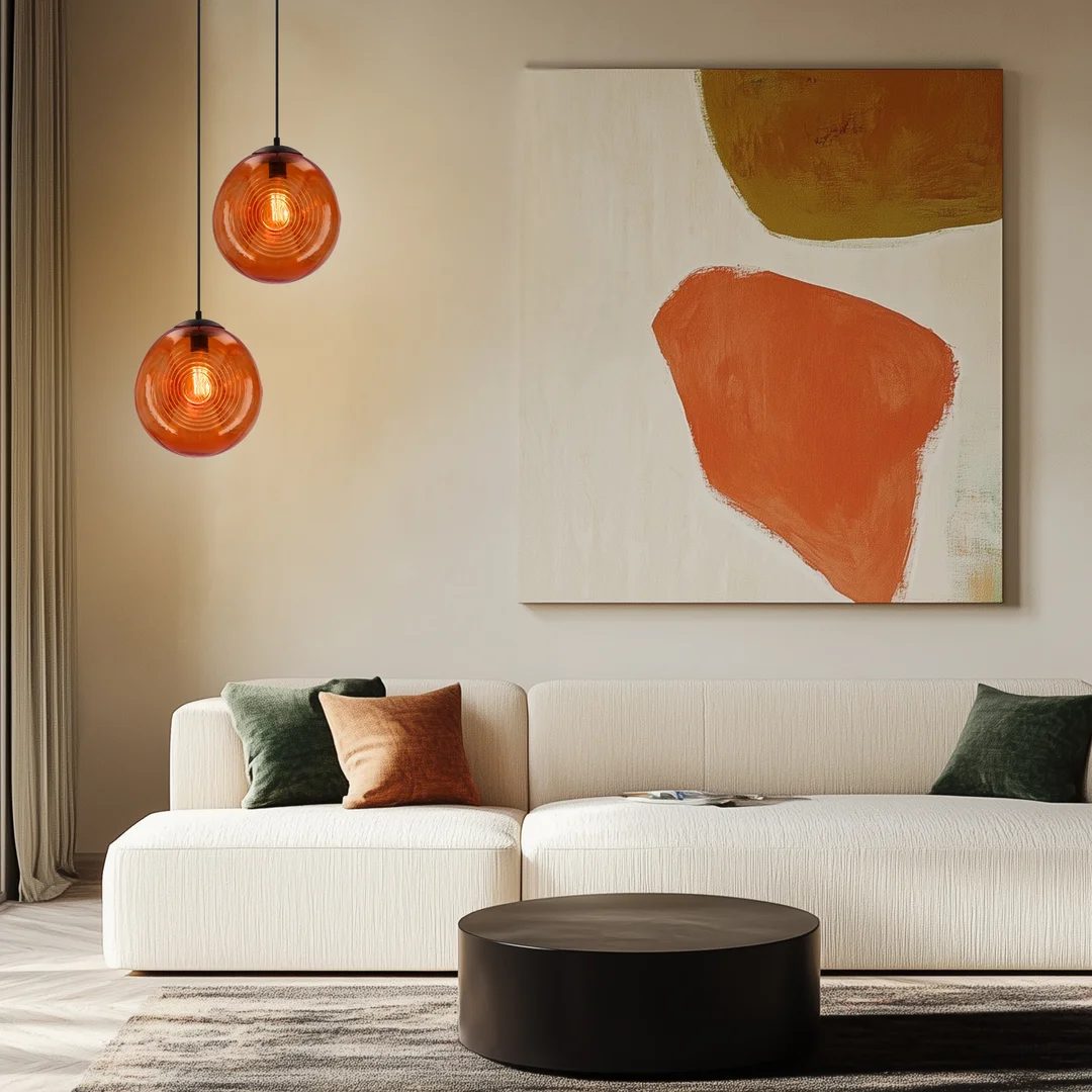 CLUB LAMPA WISZĄCA 28 1X60W E27 POMARAŃCZOWY — zdjęcie 4