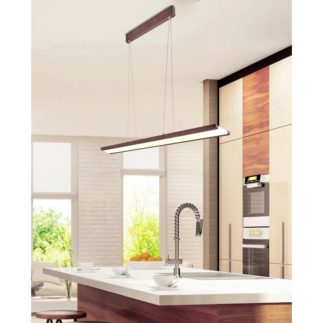 COCONUT LAMPA WISZĄCA 91X8 28W LED BRĄZOWY 4000K APETI — zdjęcie 2