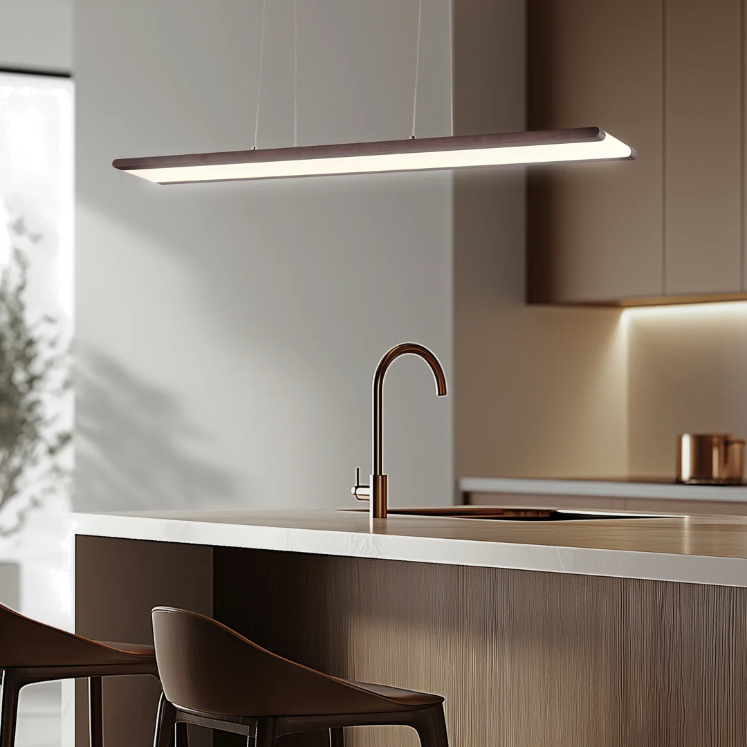 COCONUT LAMPA WISZĄCA 91X8 28W LED BRĄZOWY 4000K APETI — zdjęcie 6