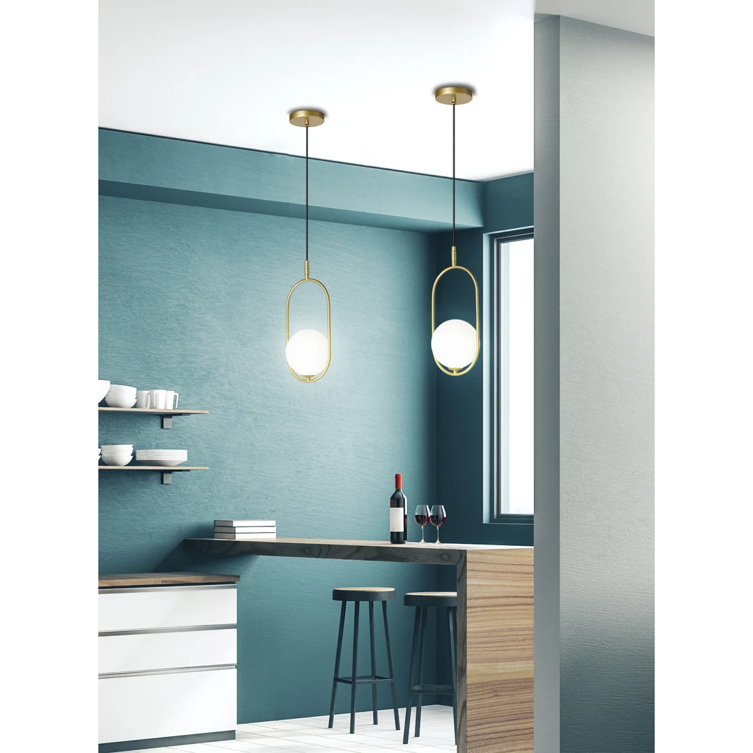 CORDEL LAMPA WISZĄCA 1X28W G9 MOSIĄDZ — zdjęcie 21