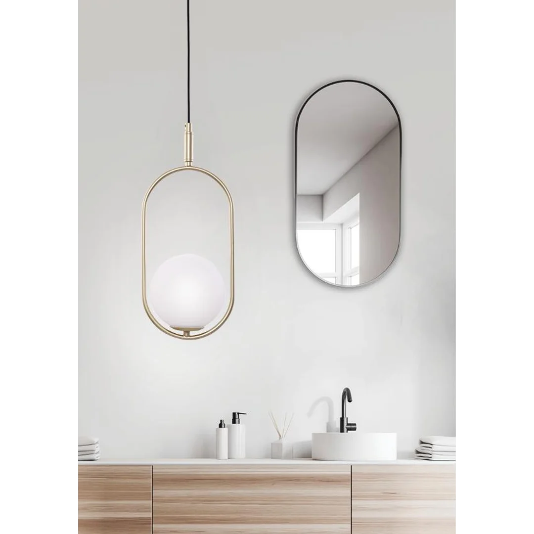 CORDEL LAMPA WISZĄCA 1X28W G9 MOSIĄDZ — zdjęcie 25