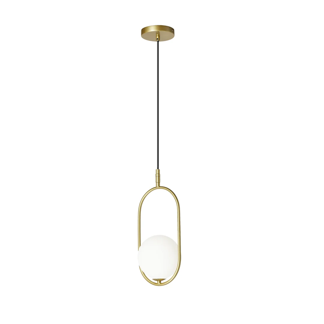 CORDEL LAMPA WISZĄCA 1X28W G9 MOSIĄDZ — zdjęcie 4