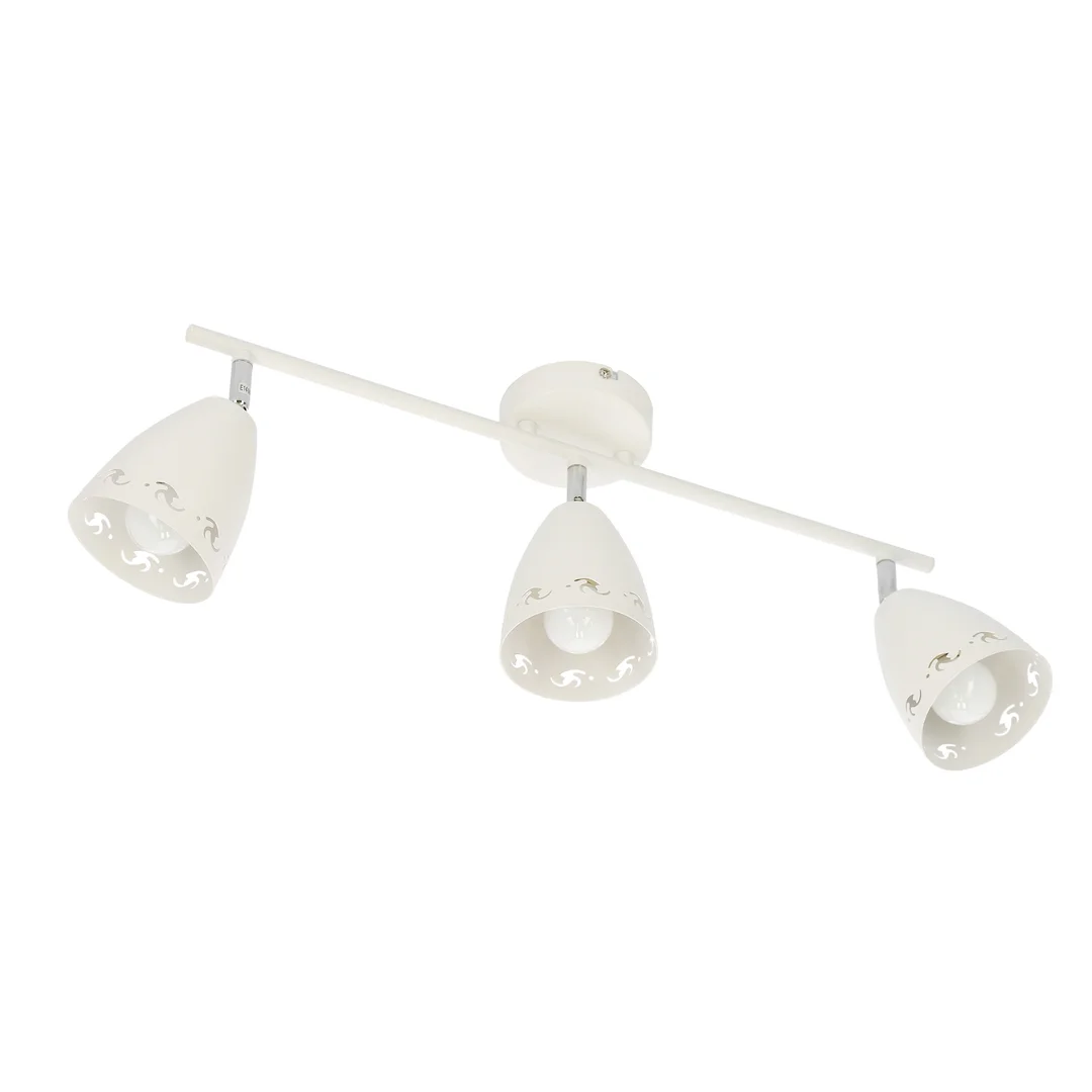 COTY LAMPA SUFITOWA LISTWA 3X40W E14 BIAŁY MAT — zdjęcie 16
