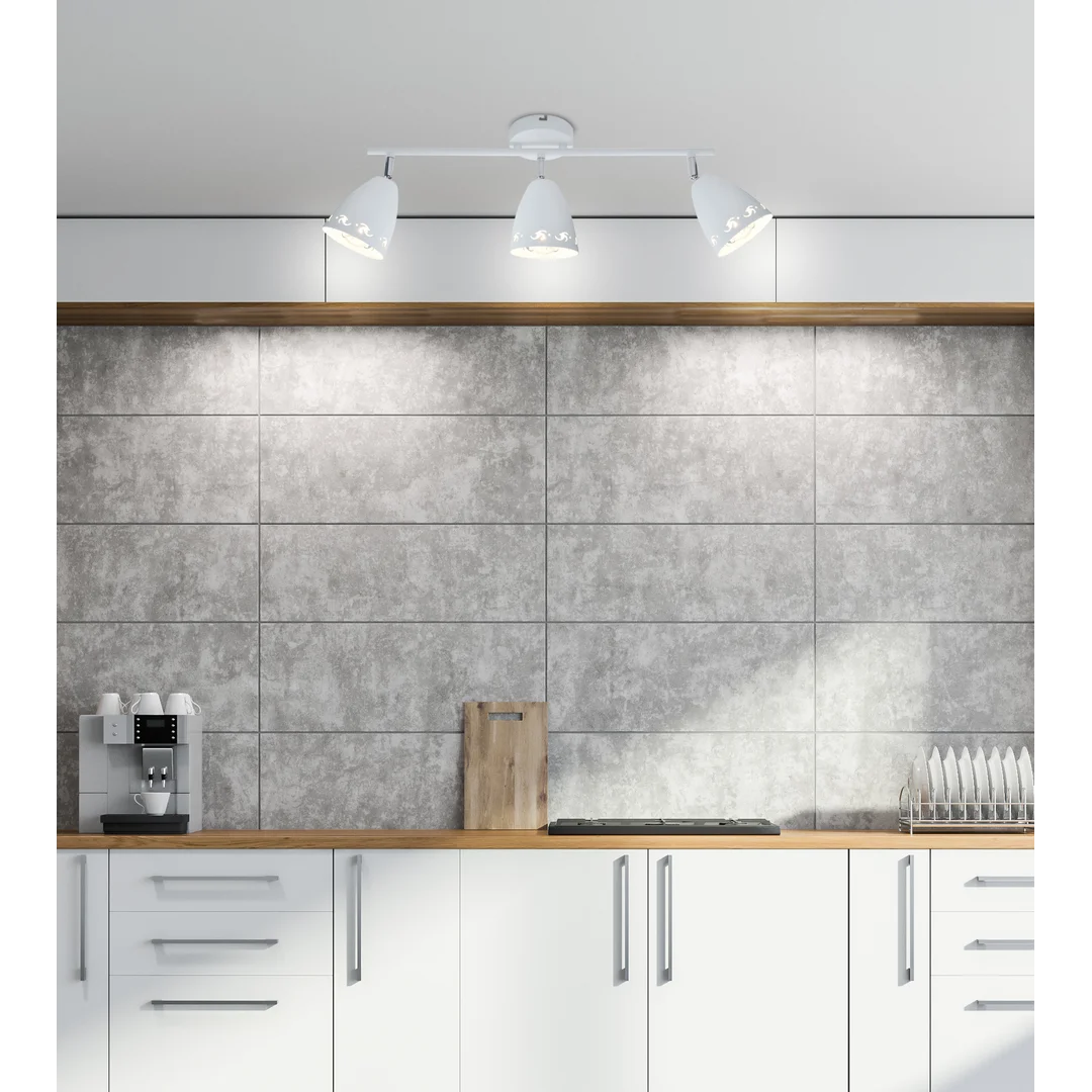 COTY LAMPA SUFITOWA LISTWA 3X40W E14 BIAŁY MAT — zdjęcie 22