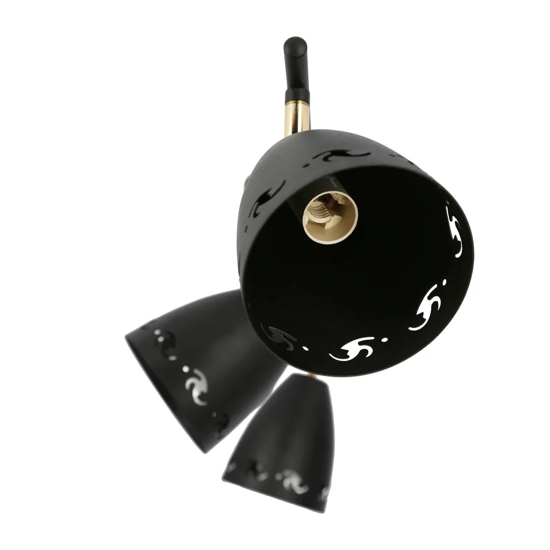 COTY LAMPA SUFITOWA LISTWA 3X40W E14 CZARNY — zdjęcie 7