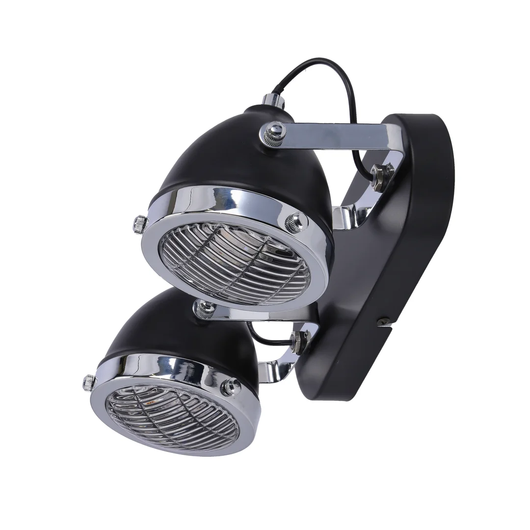 Crazy lampa sufitowa listwa czarny 2x15w gu10 klosz bezbarwny — zdjęcie 7