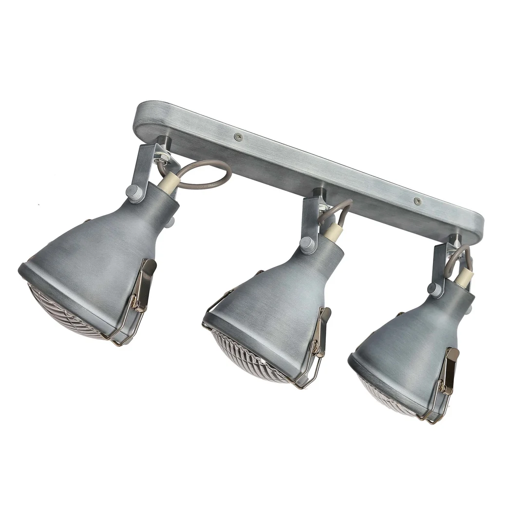 CRODO LAMPA SUFITOWA LISTWA 3X40W E14 SZARY — zdjęcie 13