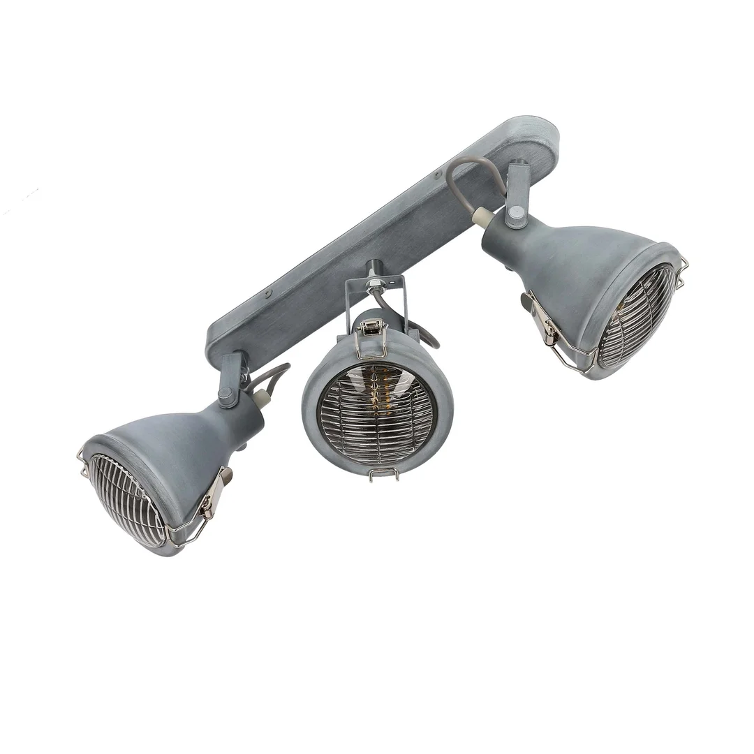 CRODO LAMPA SUFITOWA LISTWA 3X40W E14 SZARY — zdjęcie 10