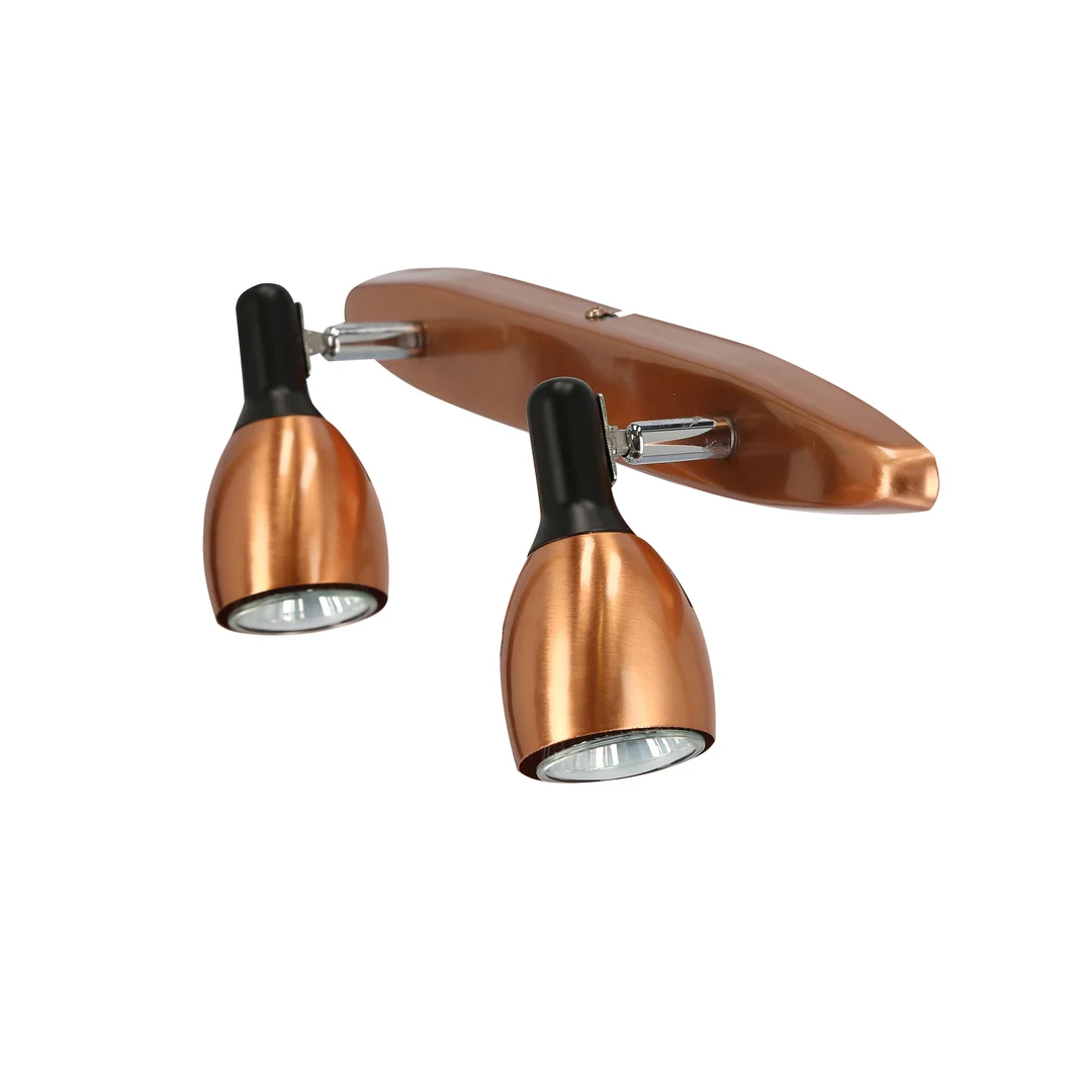 CROSS LAMPA SUFITOWA LISTWA 2X50W GU10 MIEDZIANY — zdjęcie 3