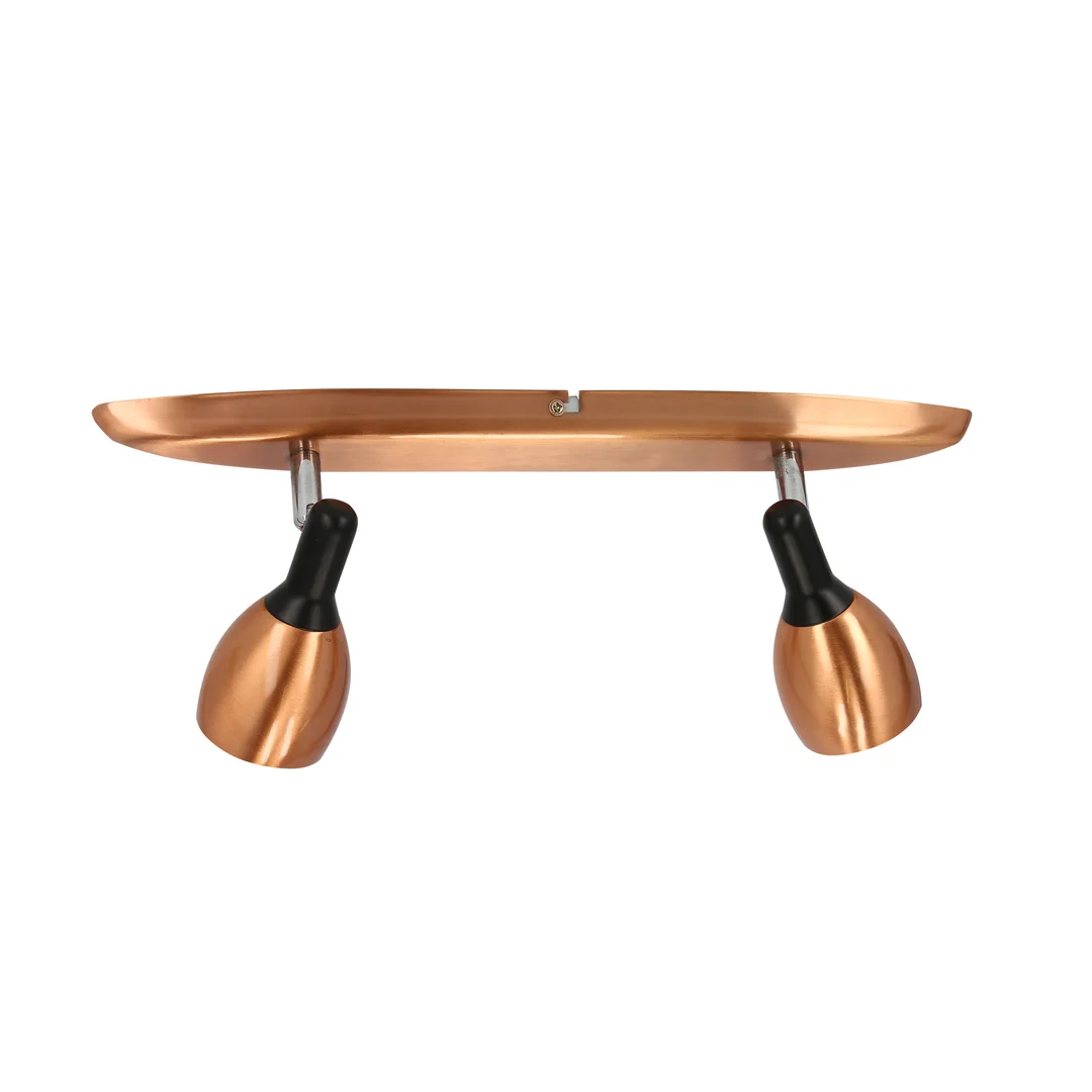 CROSS LAMPA SUFITOWA LISTWA 2X50W GU10 MIEDZIANY — zdjęcie 5