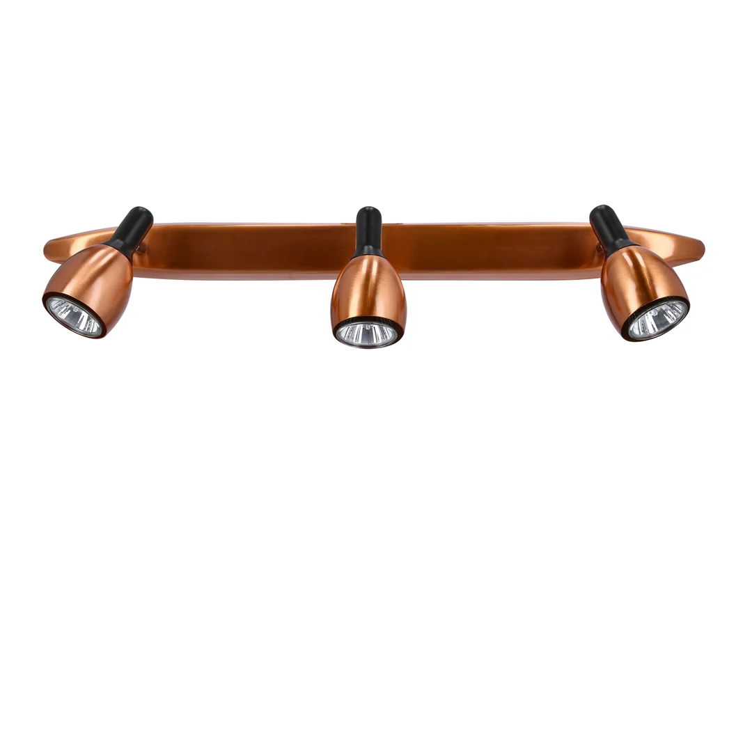 CROSS LAMPA SUFITOWA LISTWA 3X50W GU10 MIEDZIANY — zdjęcie 10