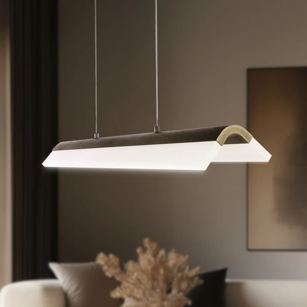 CURACOA LAMPA WISZĄCA 100X16 33W LED BRĄZOWY 4000K APETI — zdjęcie 3