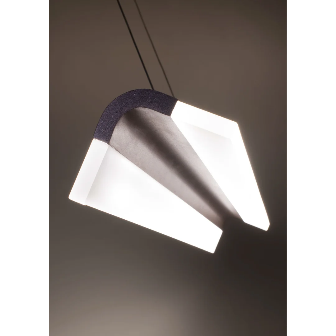 CURACOA LAMPA WISZĄCA 100X16 33W LED BRĄZOWY 4000K APETI — zdjęcie 7