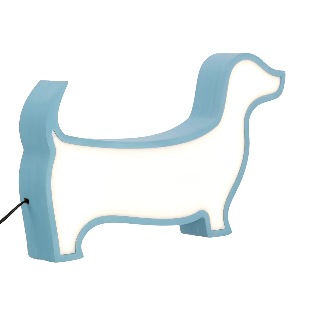 Dog lampa stołowa 12w led 3000k iq kids niebieski — zdjęcie 7