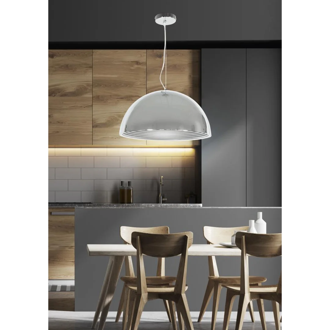 DORADA LAMPA WISZĄCA 30 1X60W E27 CHROM — zdjęcie 4