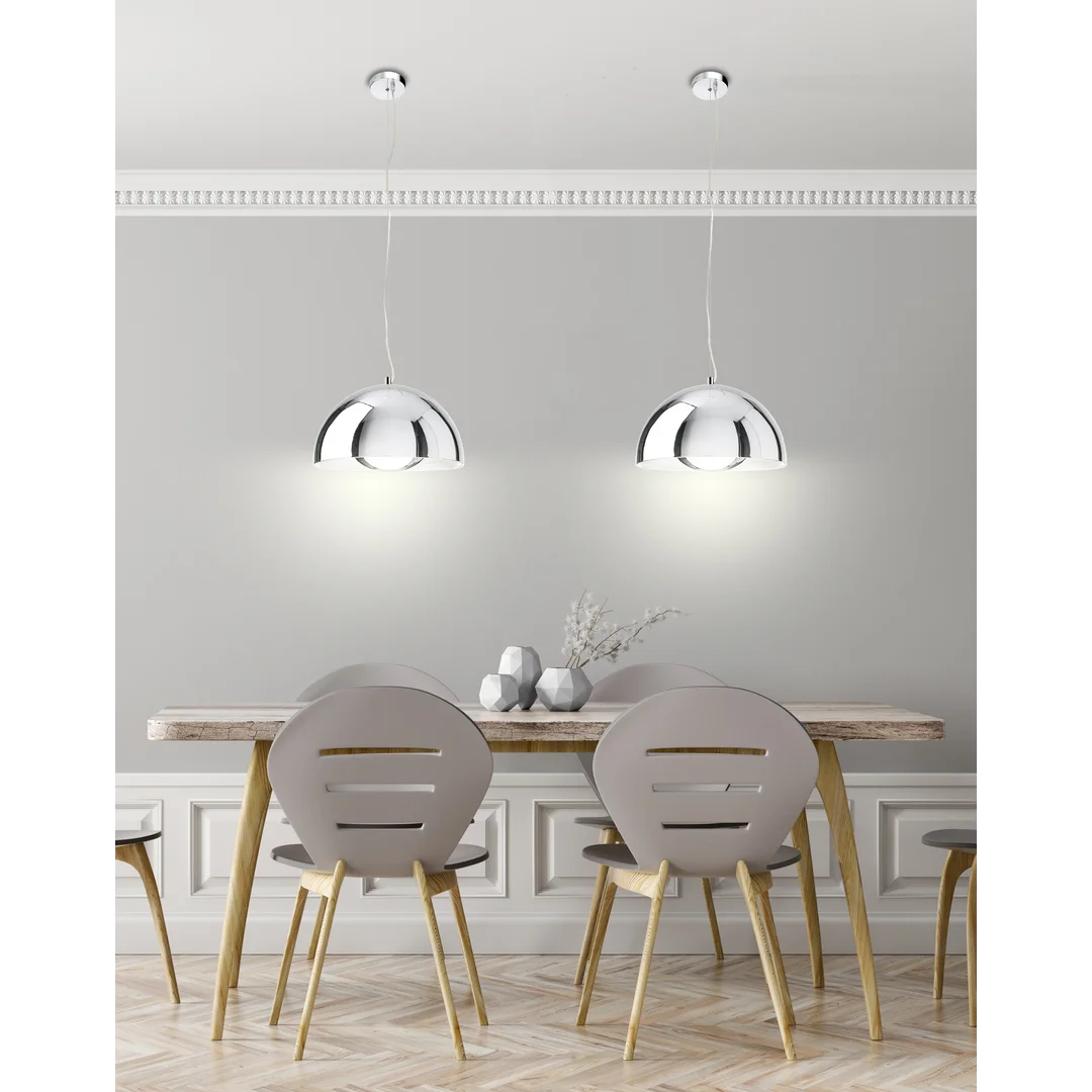 DORADA LAMPA WISZĄCA 30 1X60W E27 CHROM — zdjęcie 6