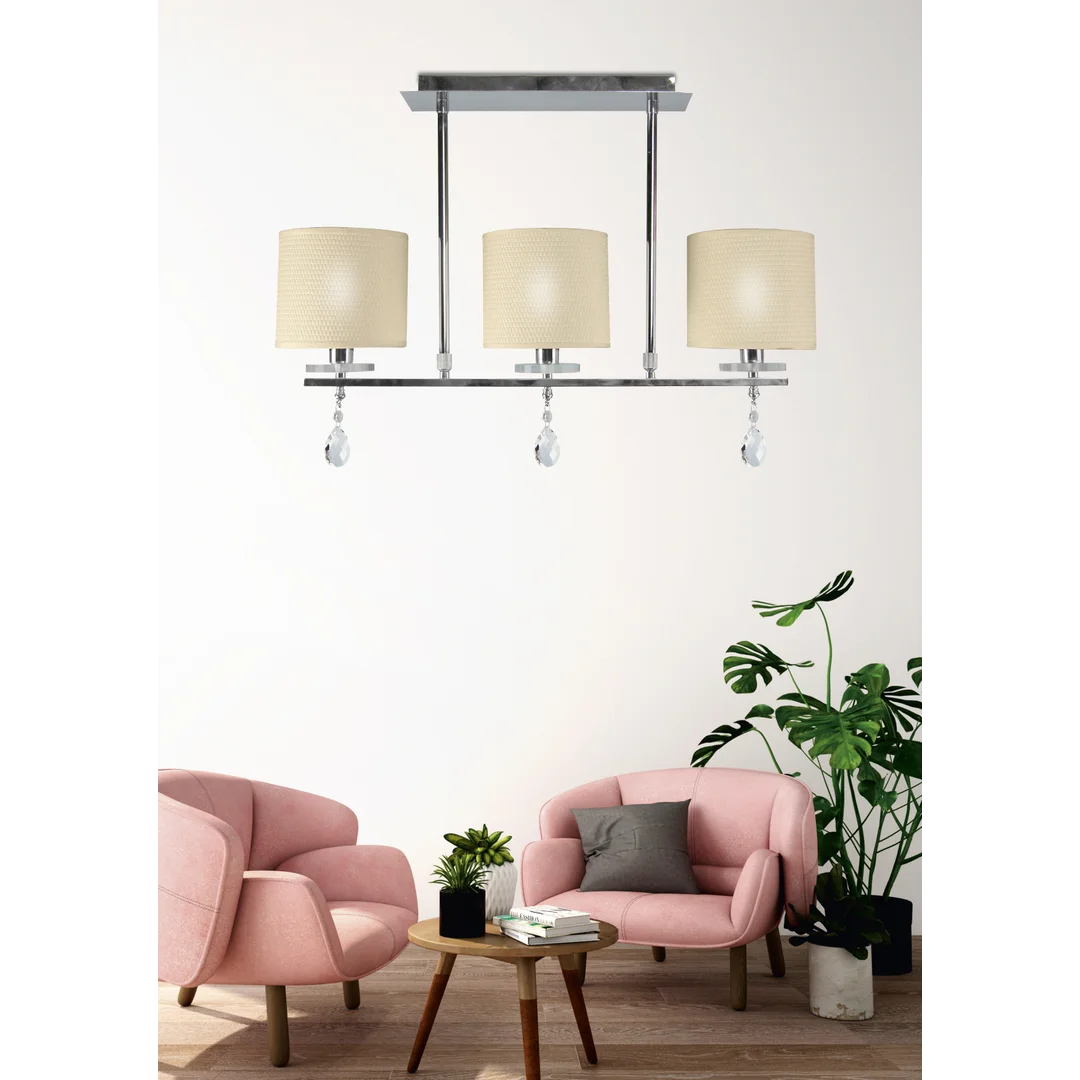 ESTERA LAMPA SUFITOWA 3X40W E14 CHROM — zdjęcie 2