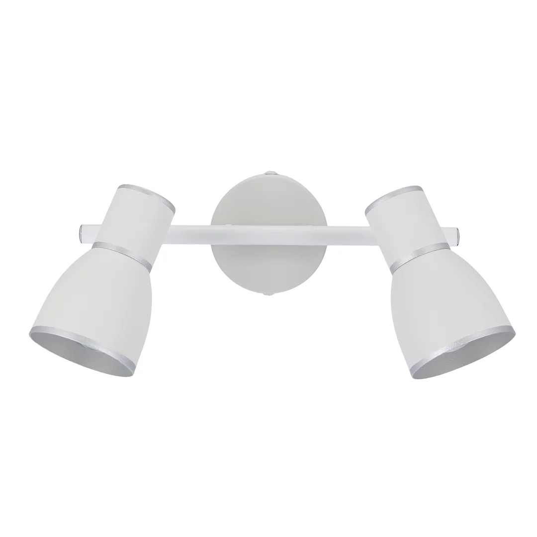 FIDO LAMPA SUFITOWA LISTWA 2X40W E14 BIAŁY+CHROM — zdjęcie 12