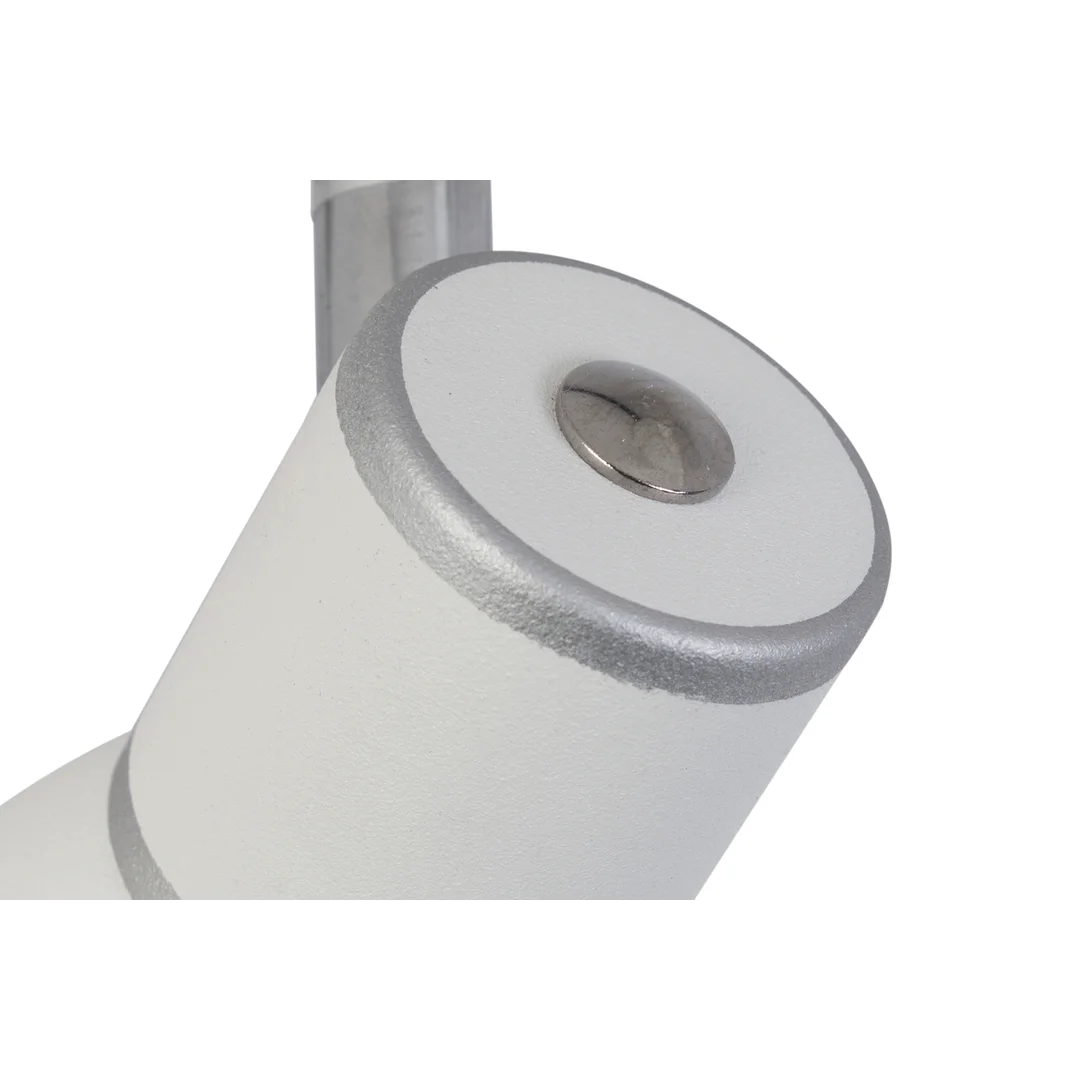 FIDO LAMPA SUFITOWA SPIRALA 3X40W E14 BIAŁY+CHROM — zdjęcie 8