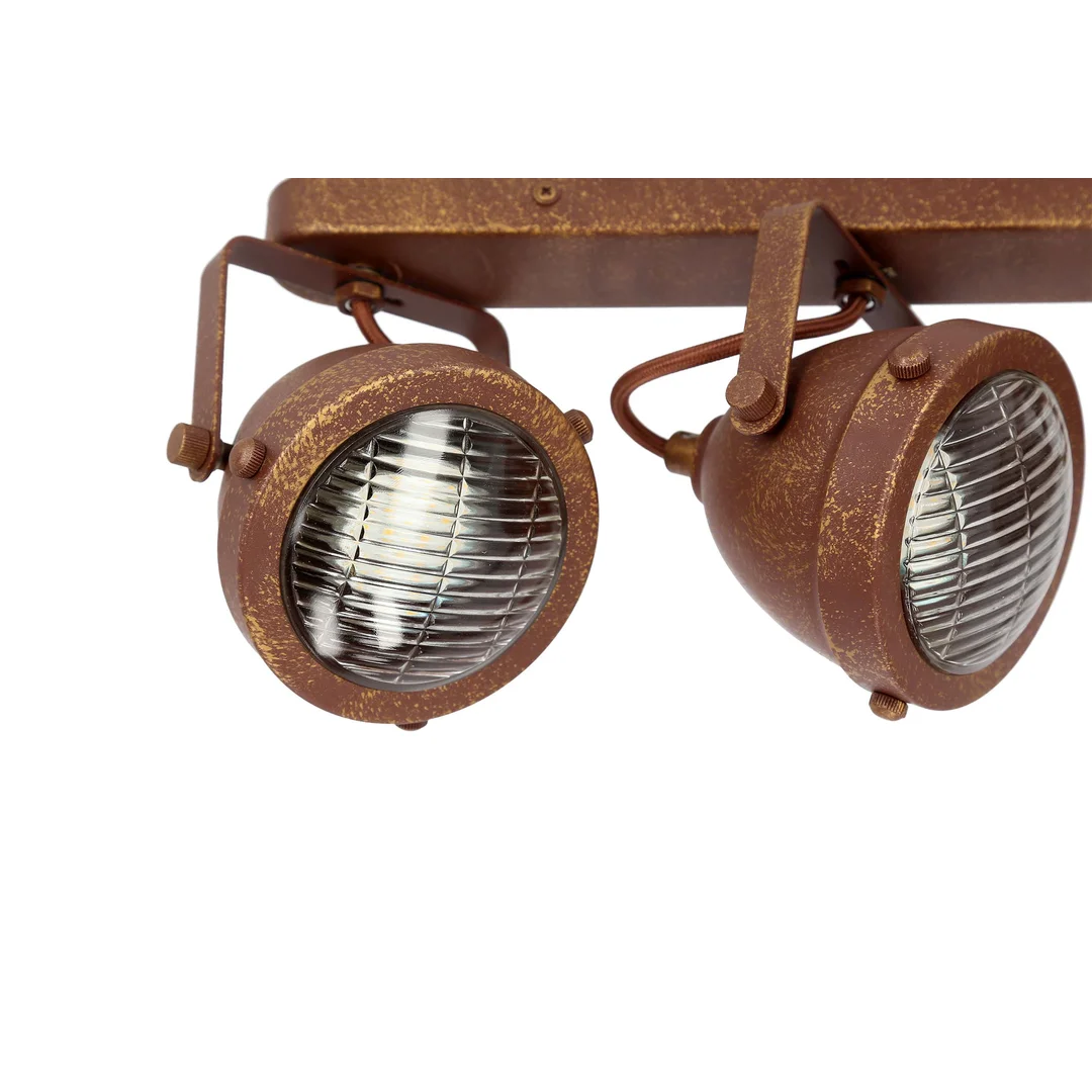 FRODO LAMPA SUFITOWA LISTWA 3X40W GU10 RDZAWY — zdjęcie 12