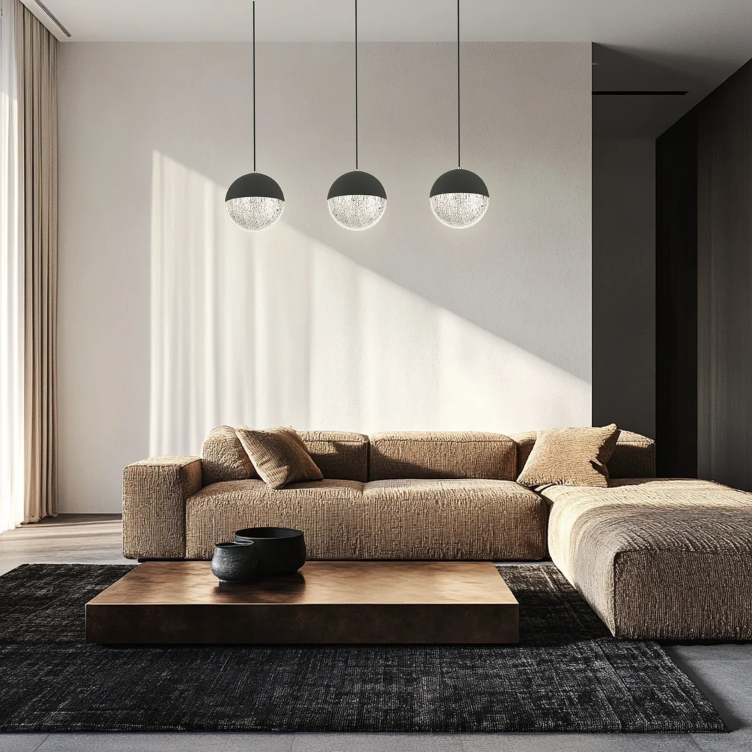 FURNI LAMPA WISZĄCA 70X15 3X5W LED CZARNY 4000K APETI — zdjęcie 5