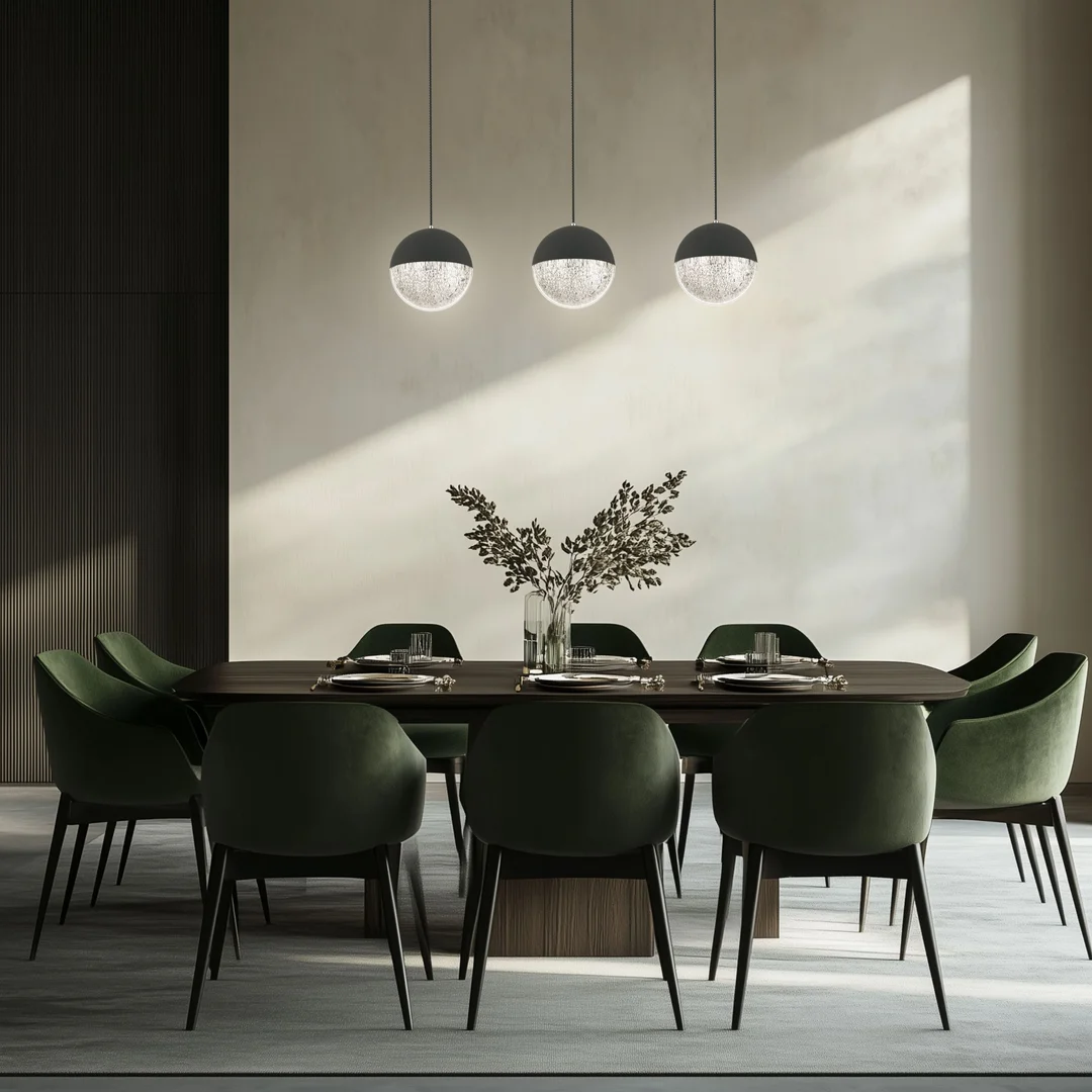 FURNI LAMPA WISZĄCA 70X15 3X5W LED CZARNY 4000K APETI — zdjęcie 6