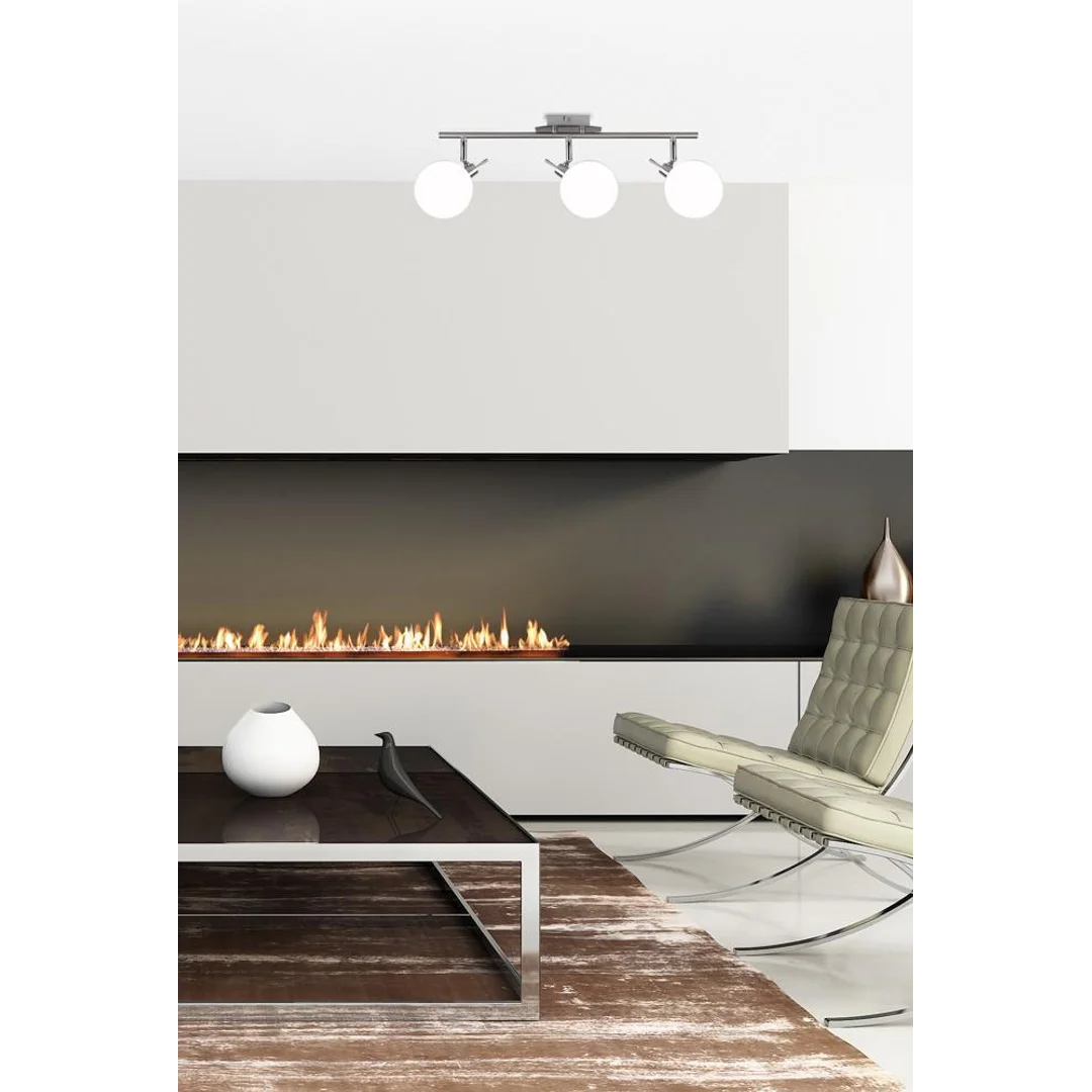 Ghost lampa sufitowa satynowy 3x40w g9 klosz biały — zdjęcie 3
