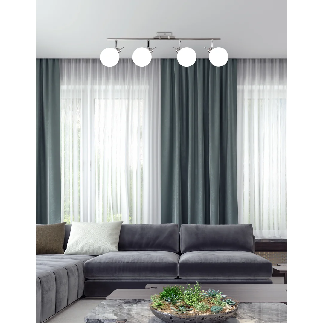 Ghost lampa sufitowa satynowy 4x40w g9 klosz biały — zdjęcie 2