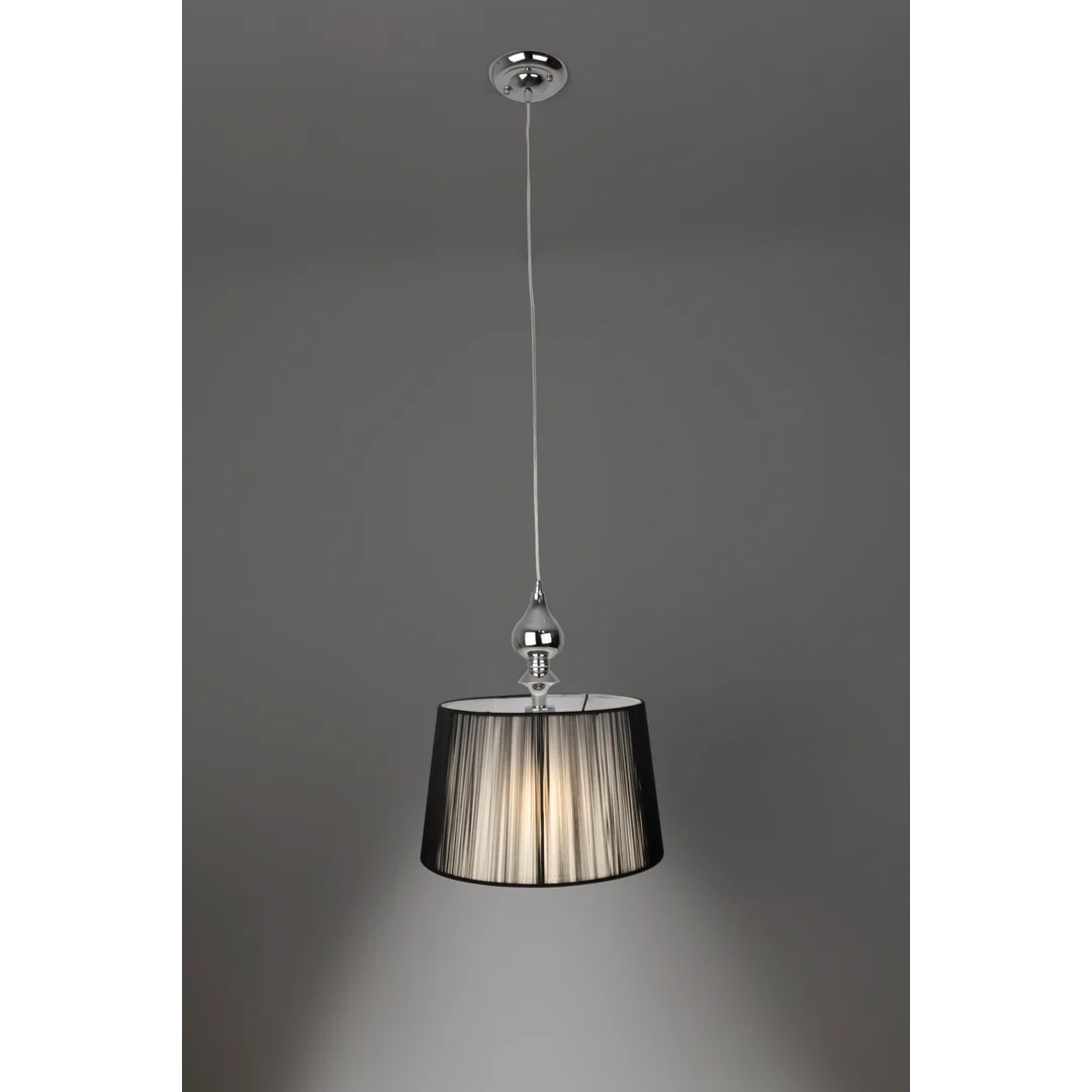 GILLENIA LAMPA WISZĄCA 1X60W E27 CZARNY — zdjęcie 3