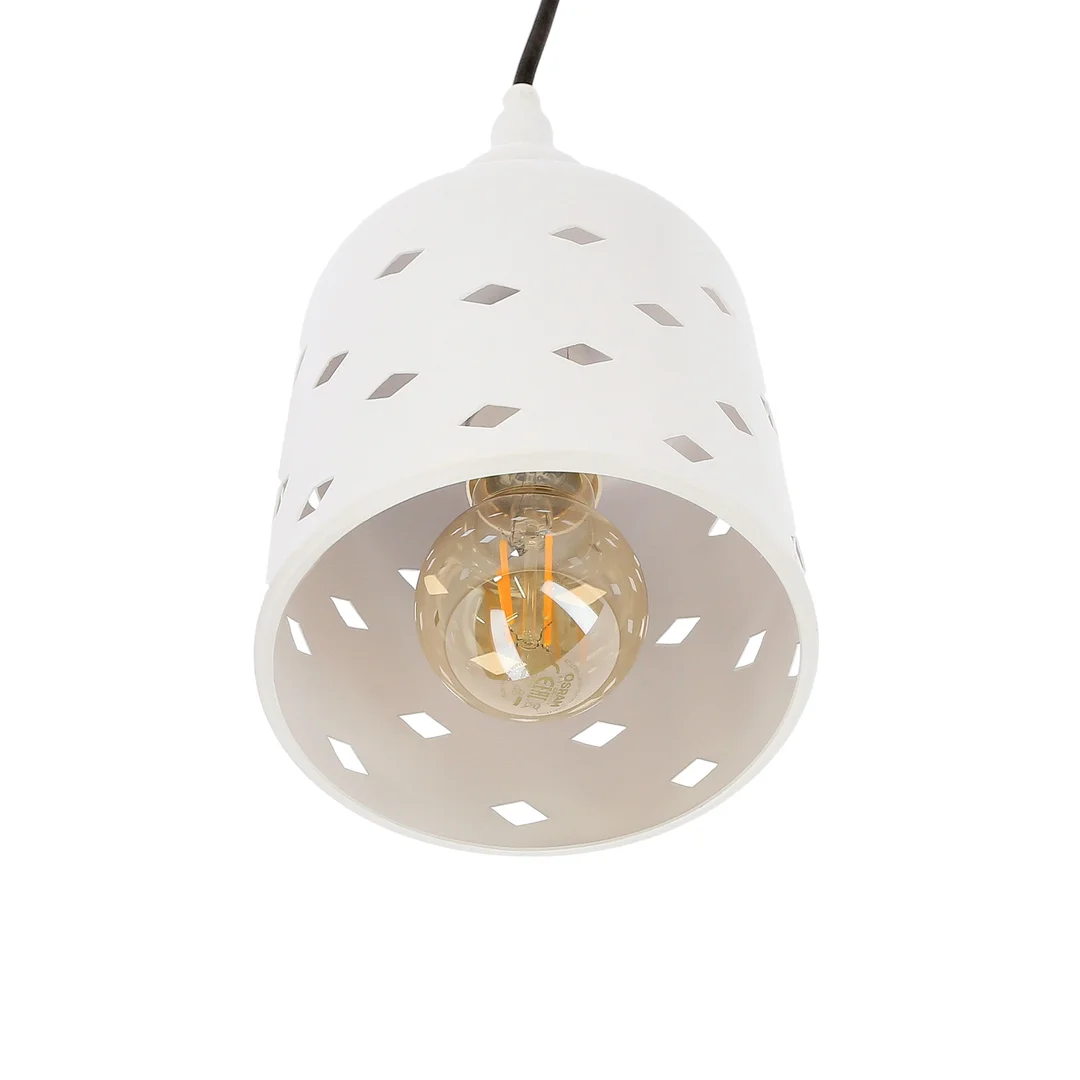 HAMP LAMPA WISZĄCA 15/26 1X60W E27 BIAŁY — zdjęcie 11