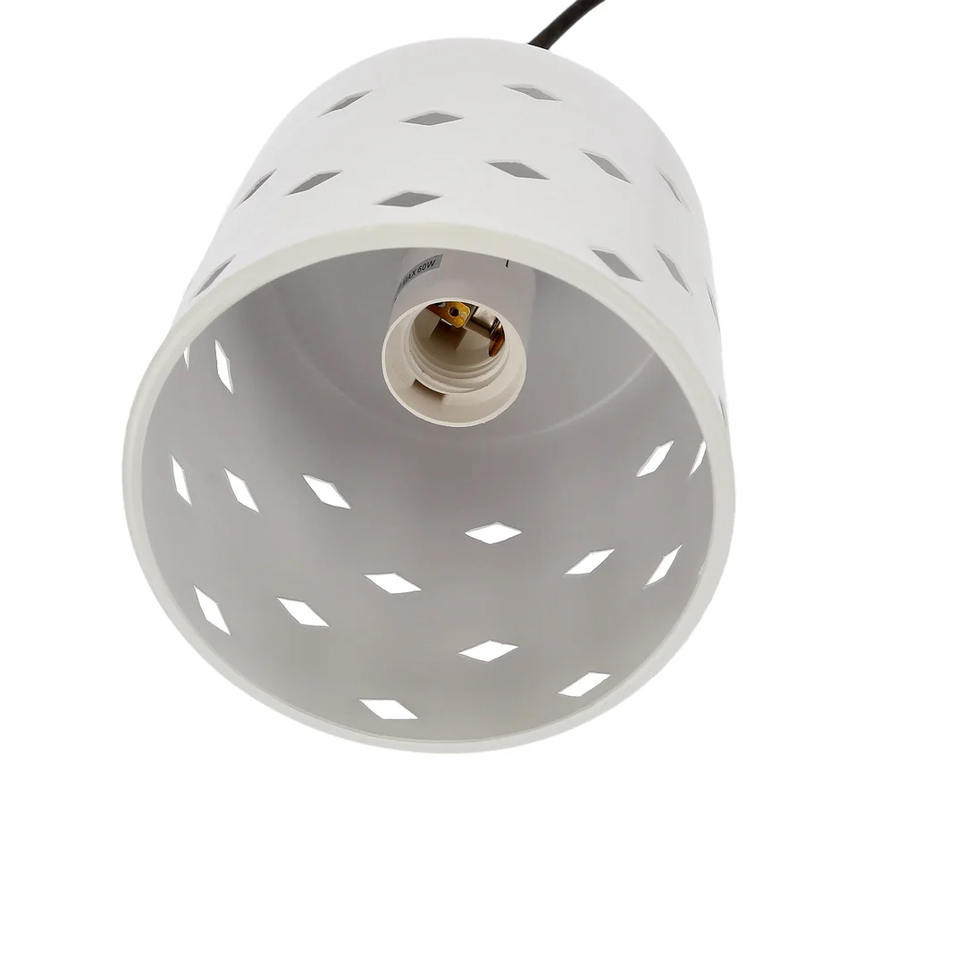 HAMP LAMPA WISZĄCA 15/26 1X60W E27 BIAŁY — zdjęcie 12