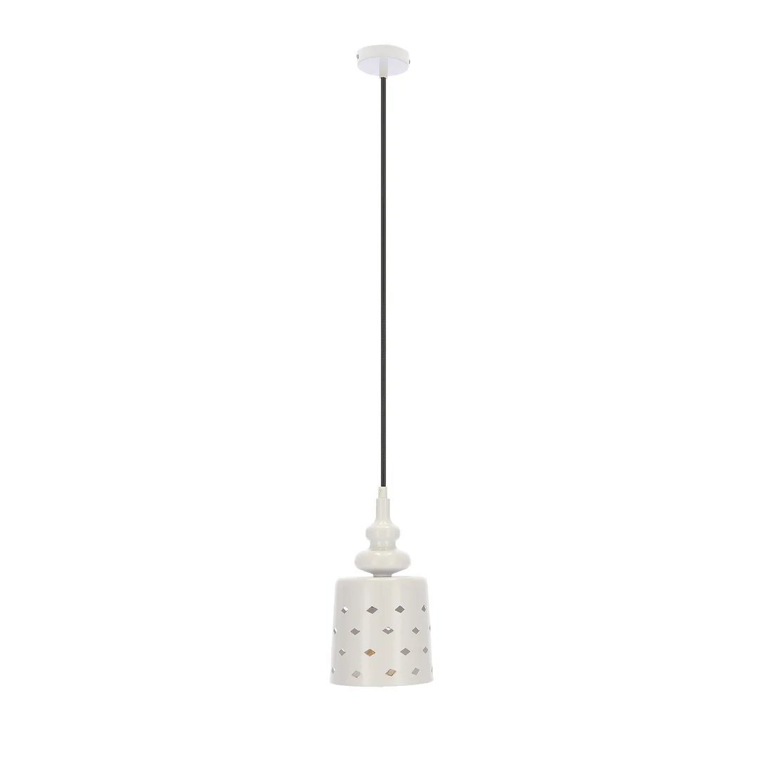 HAMP LAMPA WISZĄCA 15/26 1X60W E27 BIAŁY — zdjęcie 5
