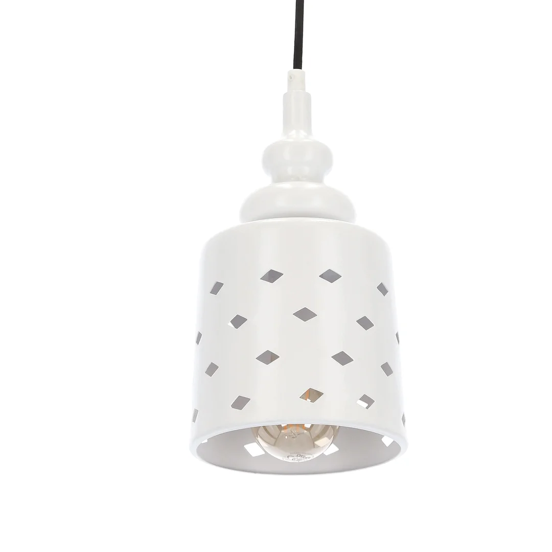 HAMP LAMPA WISZĄCA 15/26 1X60W E27 BIAŁY — zdjęcie 6