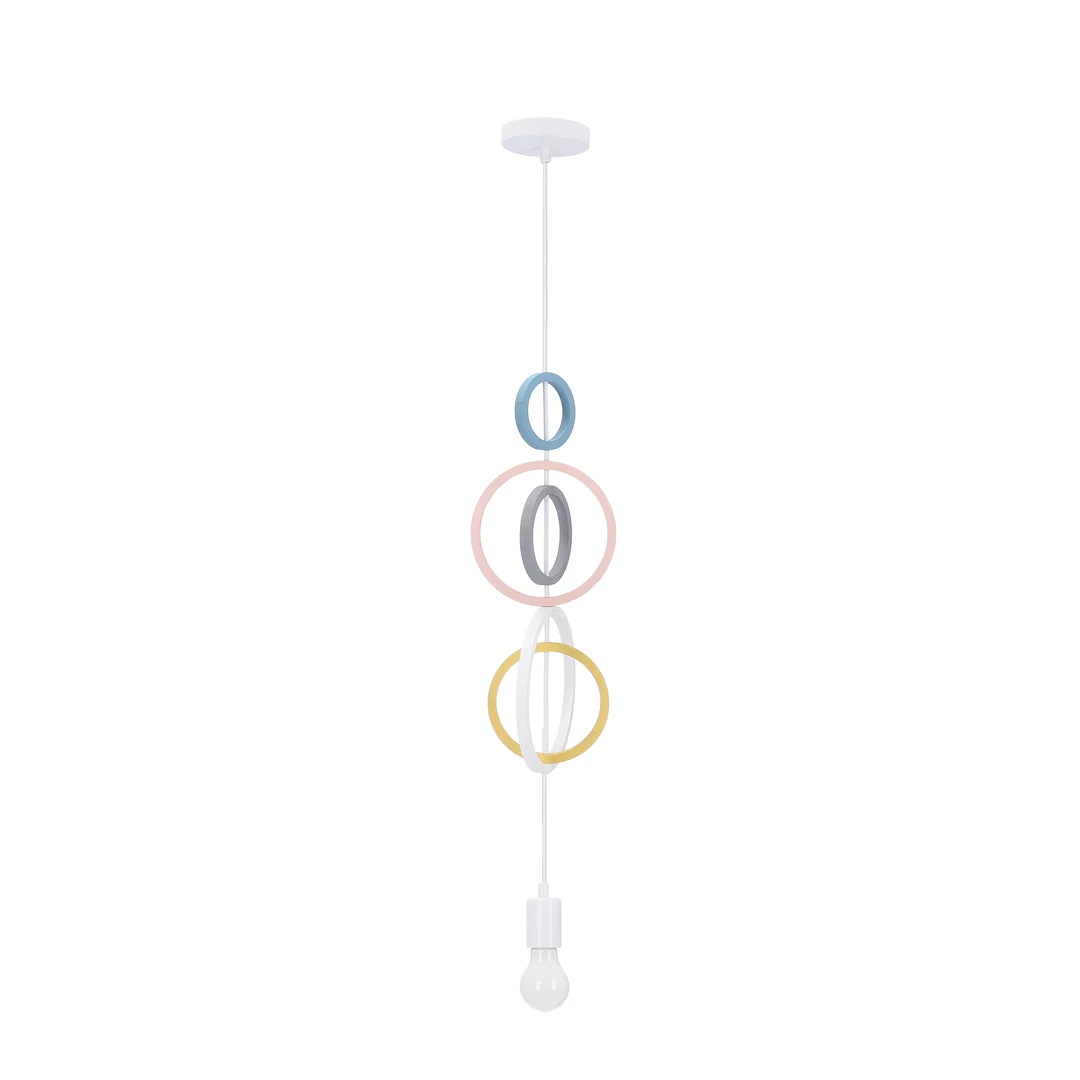 HOOPS 5 LAMPA WISZĄCA 1X20W E27 IQ KIDS MIX KOLOR — zdjęcie 2