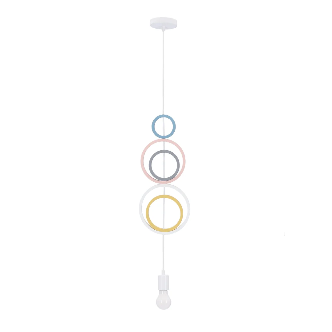 HOOPS 5 LAMPA WISZĄCA 1X20W E27 IQ KIDS MIX KOLOR — zdjęcie 3