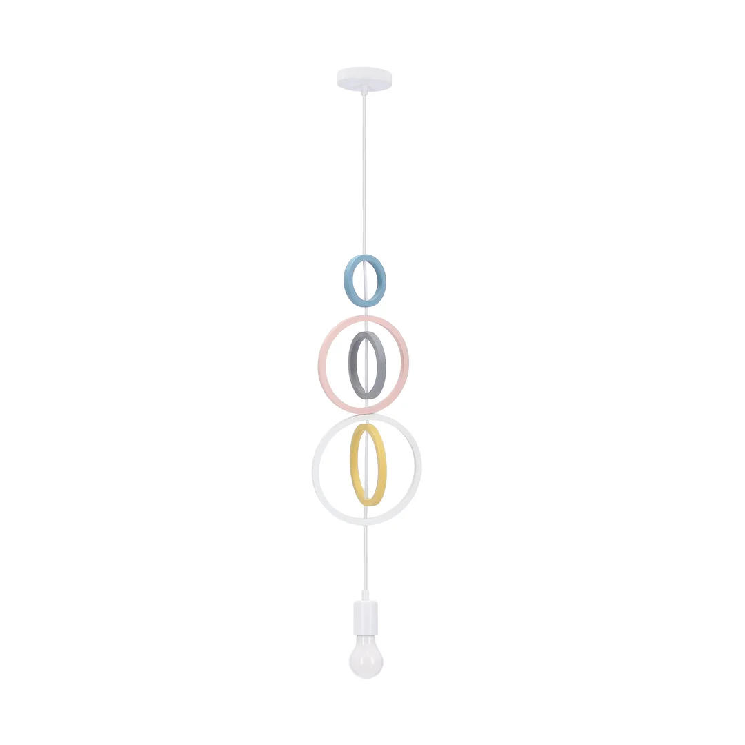 HOOPS 5 LAMPA WISZĄCA 1X20W E27 IQ KIDS MIX KOLOR — zdjęcie 4