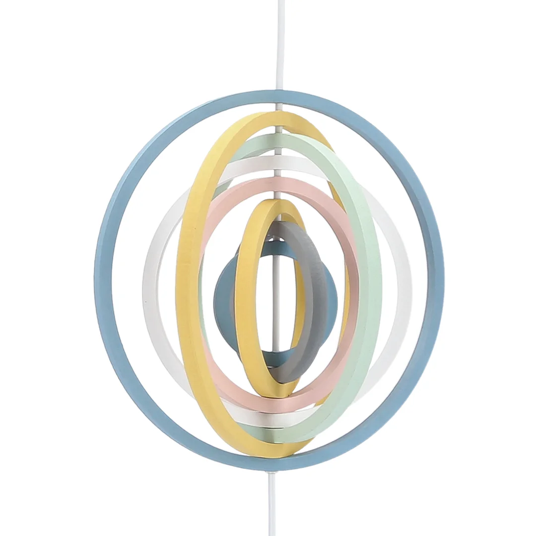 HOOPS 8 LAMPA WISZĄCA 1X20W E27 IQ KIDS MIX KOLOR — zdjęcie 5