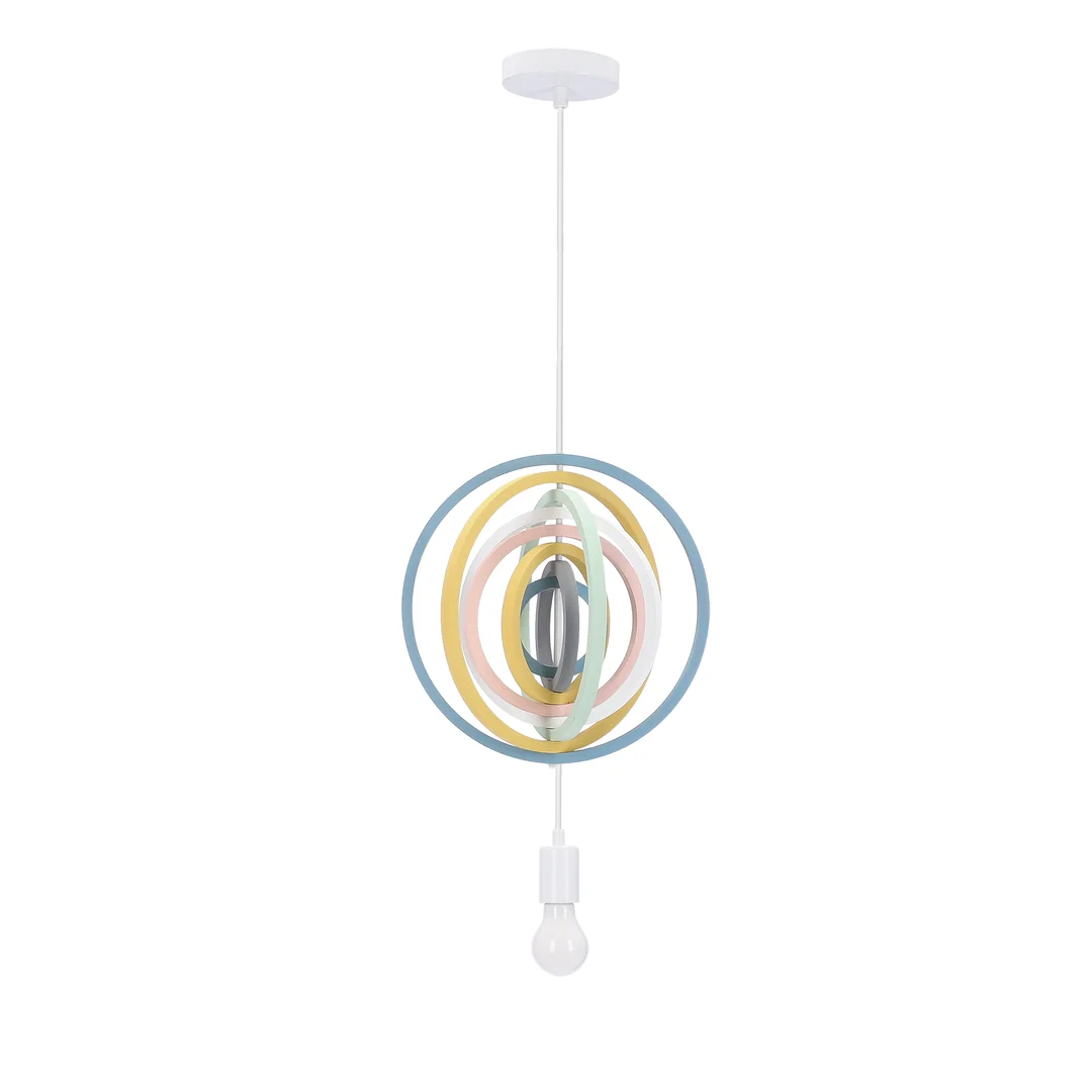 HOOPS 8 LAMPA WISZĄCA 1X20W E27 IQ KIDS MIX KOLOR — zdjęcie 6