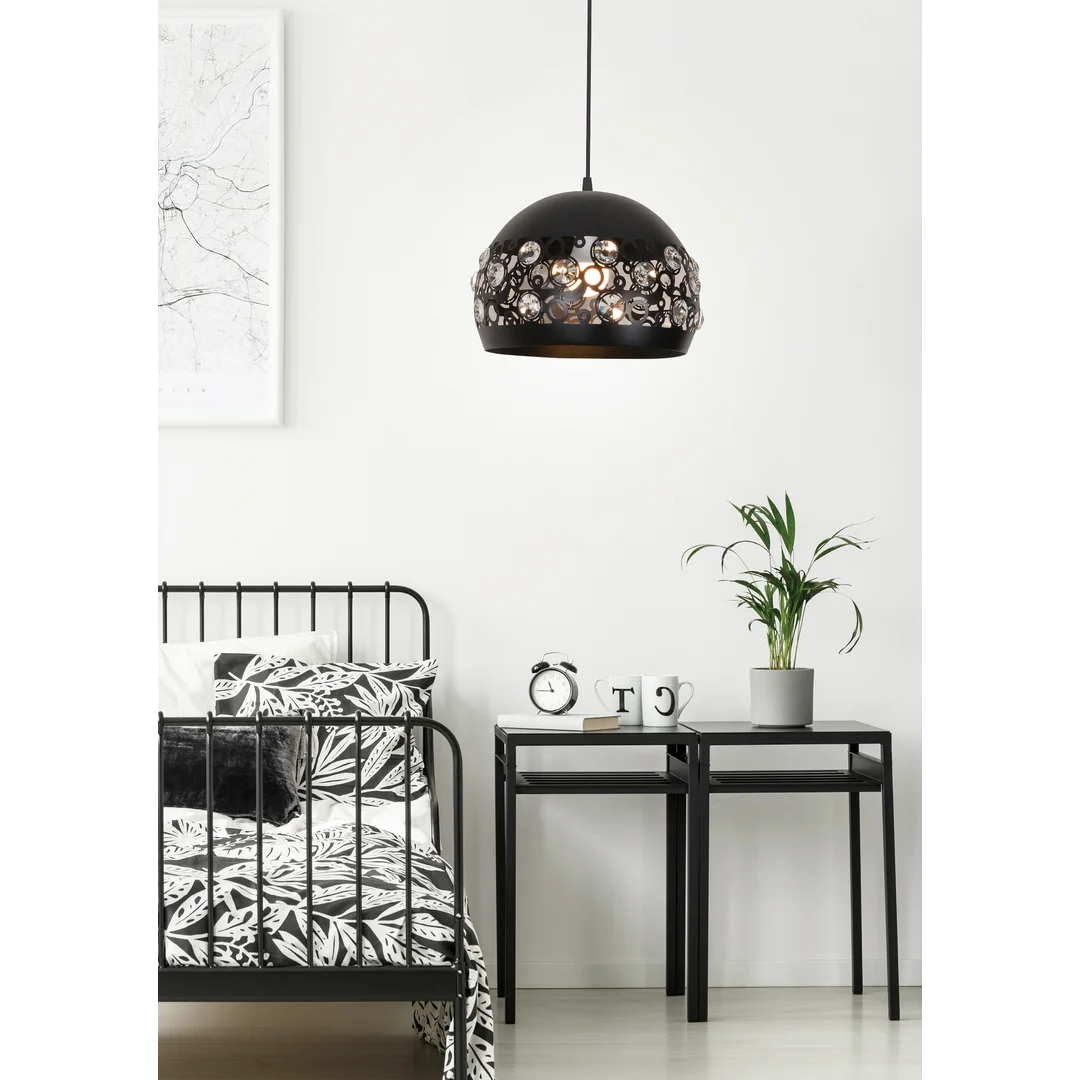 JOLINA LAMPA WISZĄCA 30 1X40W E27 CZARNY — zdjęcie 2
