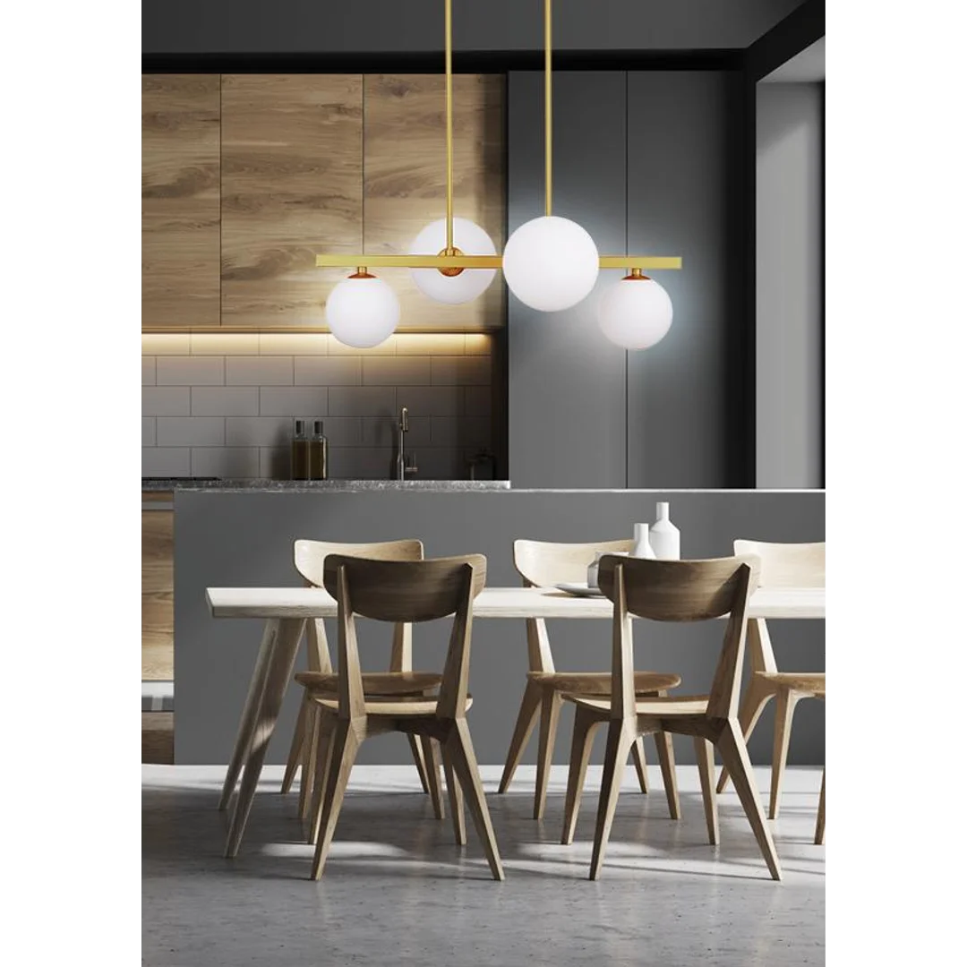 KAMA LAMPA WISZĄCA 4X28W G9 MOSIĄDZ — zdjęcie 13