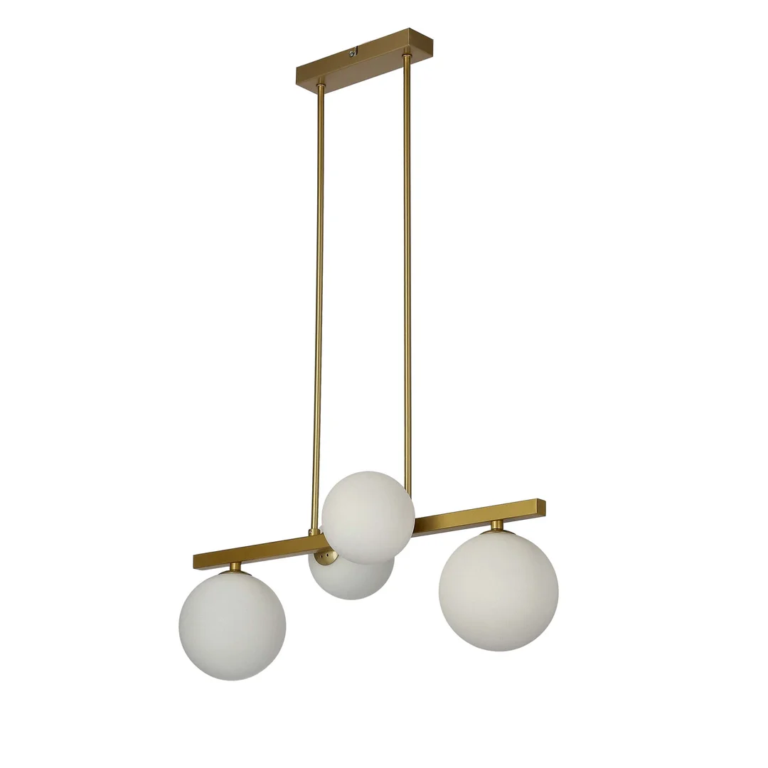 KAMA LAMPA WISZĄCA 4X28W G9 MOSIĄDZ — zdjęcie 5