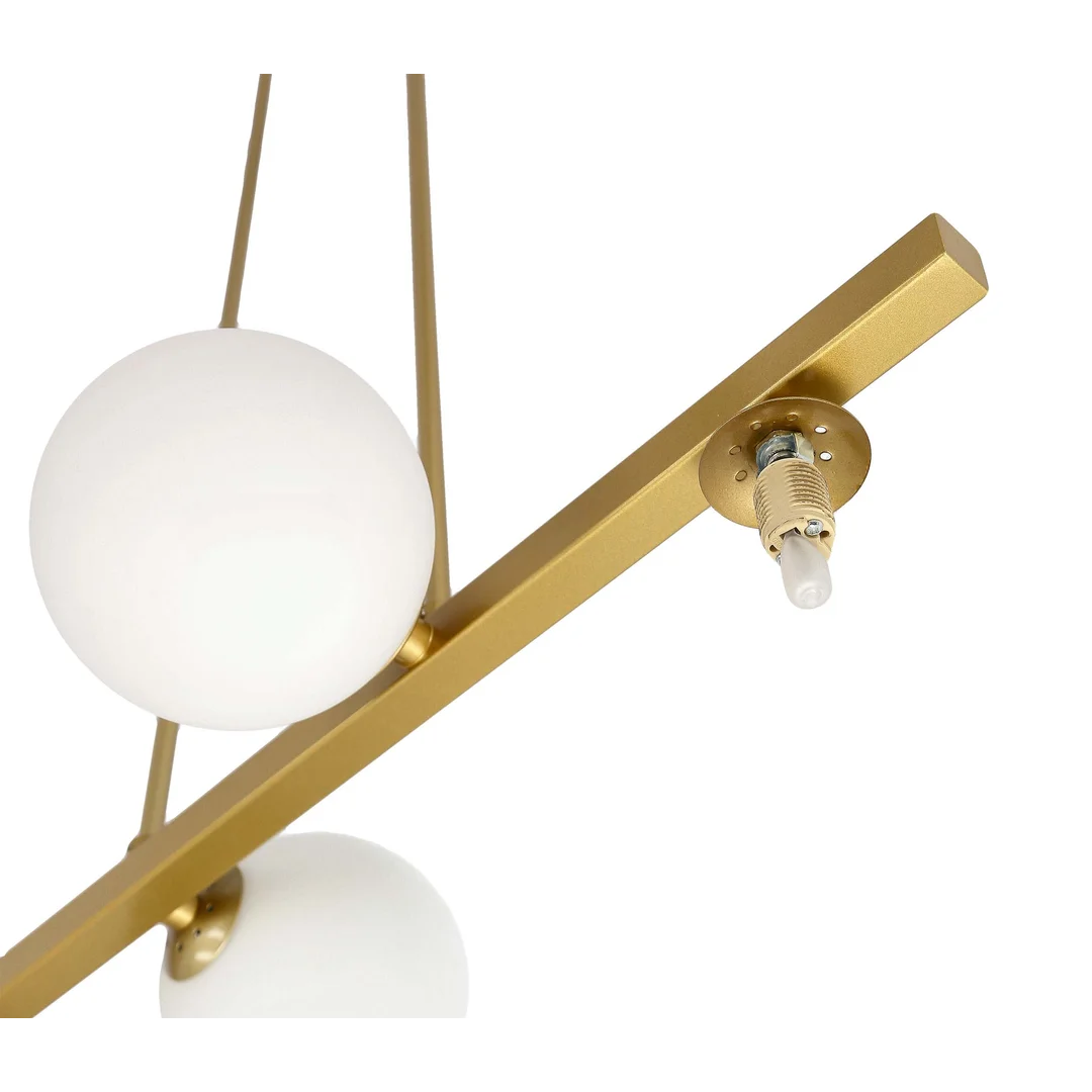 KAMA LAMPA WISZĄCA 4X28W G9 MOSIĄDZ — zdjęcie 6