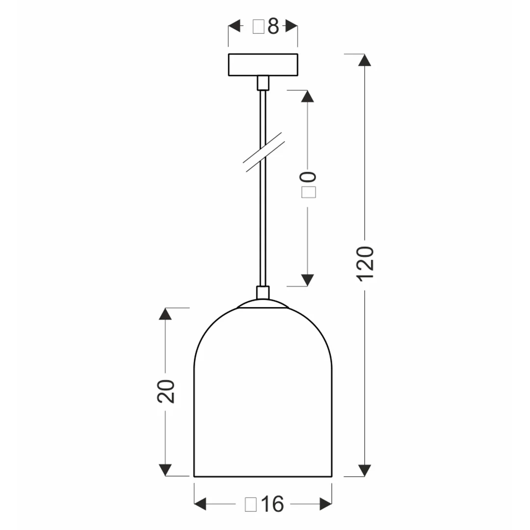 Klea lampa sufitowa czarny 1x15W G9 klosz dymiony+biały — zdjęcie 7